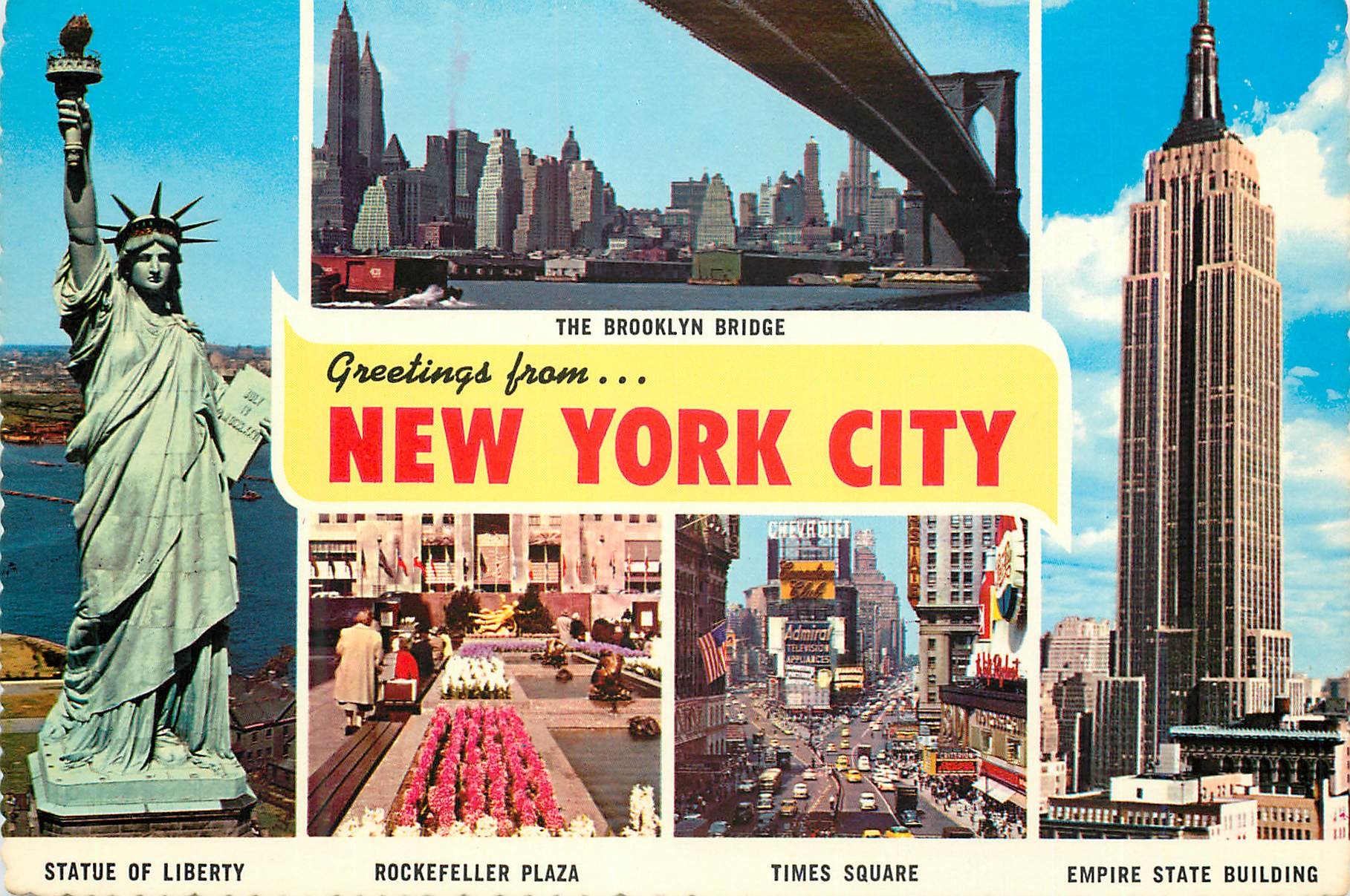 CPM New york city the brooklyn bridge