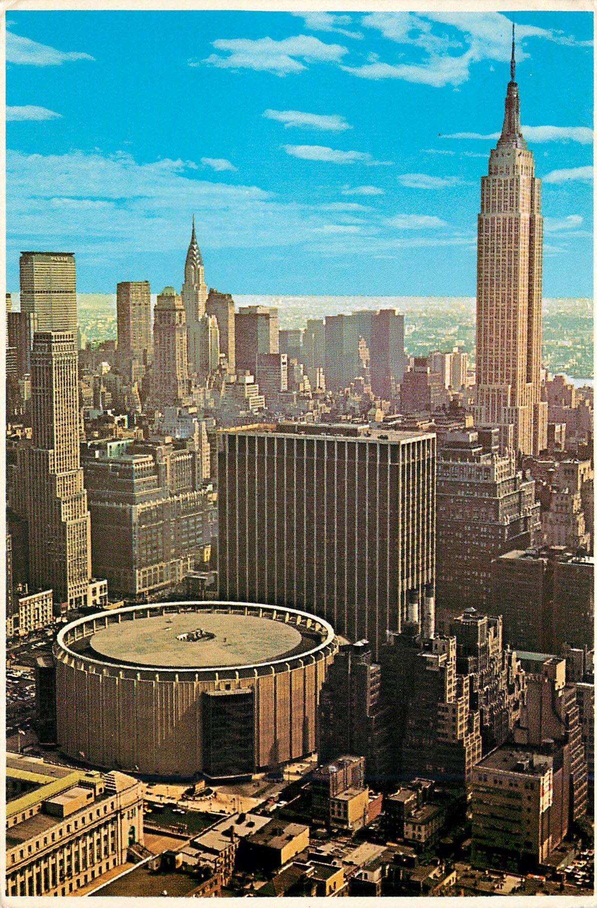 CPM New york skyline madison square garden center