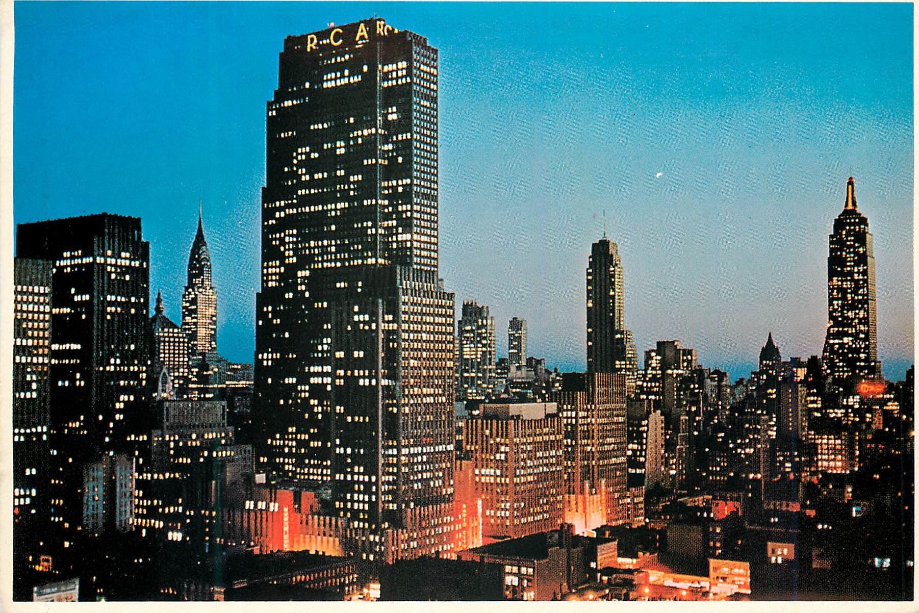 CPM New york city midtown manhattan at night