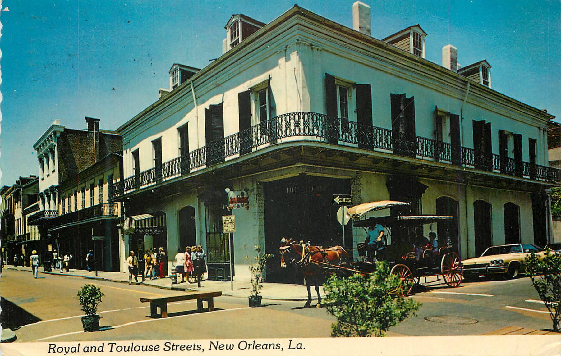 CPM New Orleans Royal and Toulouse Streets