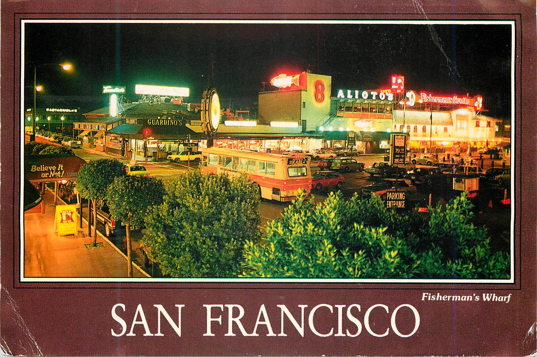 San Francisco — Fisherman's Wharf — Published by Taiwan printer