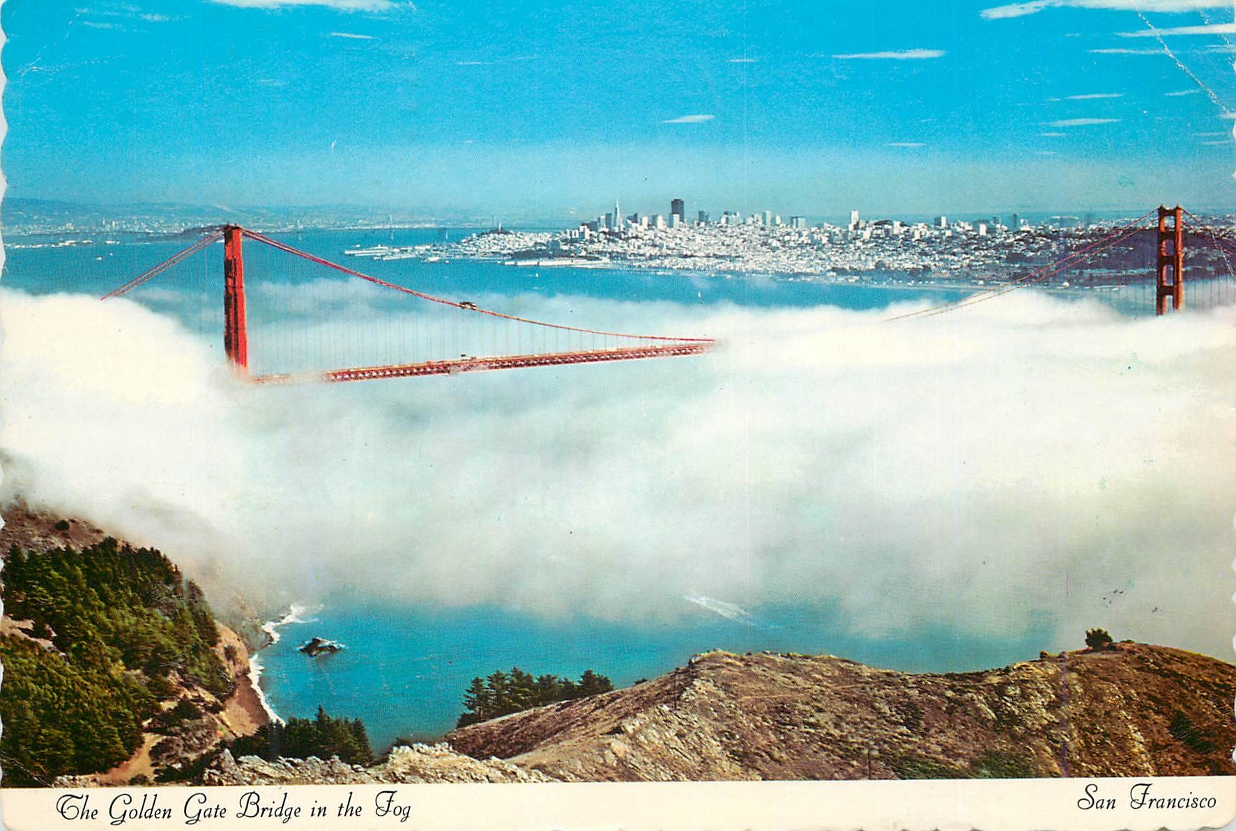 CPM San Francisco The Golden Gate Bridge in the Joy