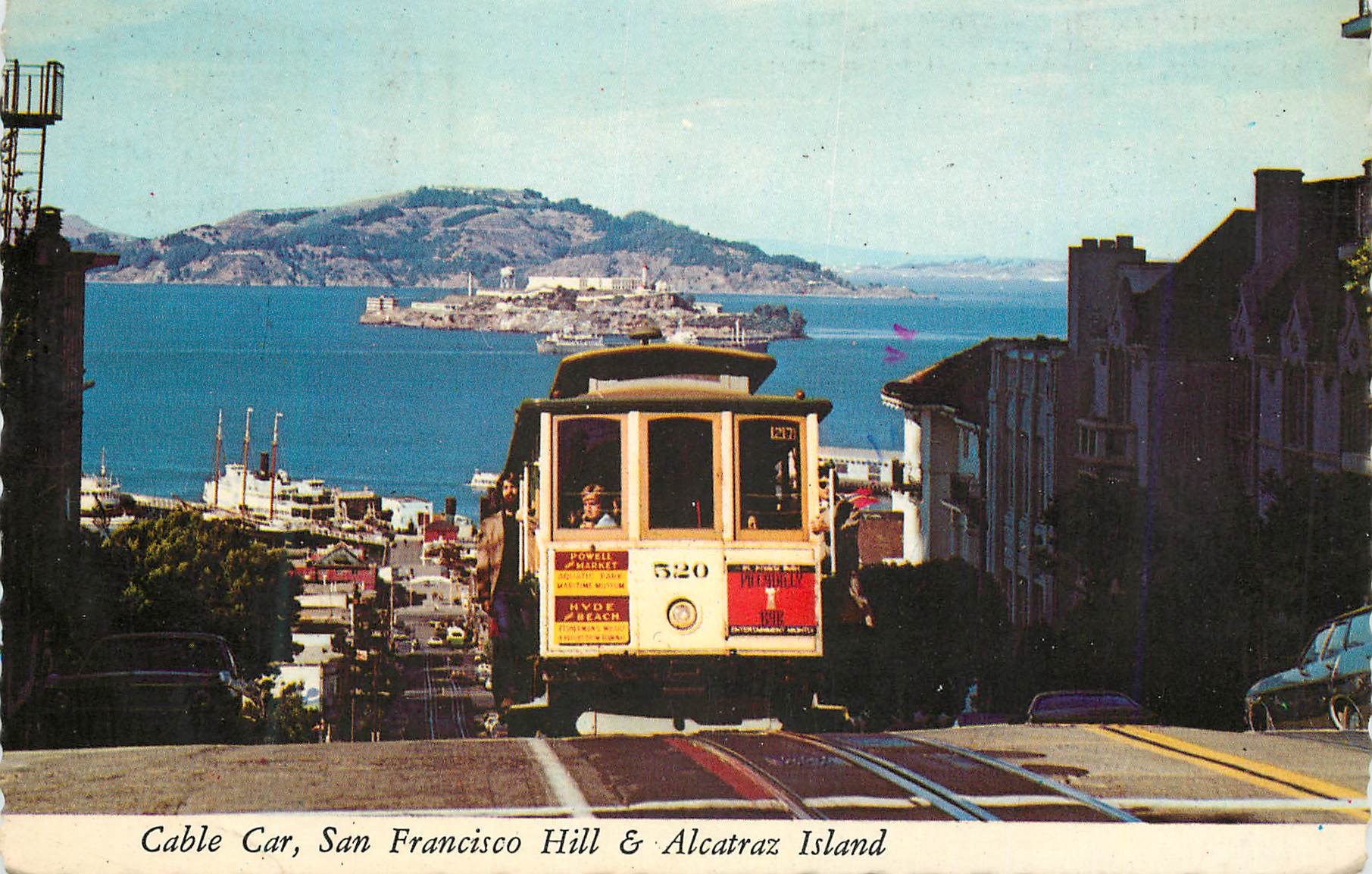 CPM San Francisco Cable Car San Francisco Hill & Alcatraz Island Tramway