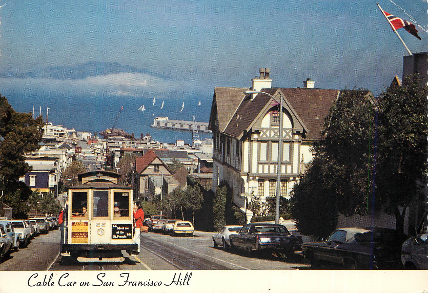 CPM Cable Car on San Francisco Hill Tramway