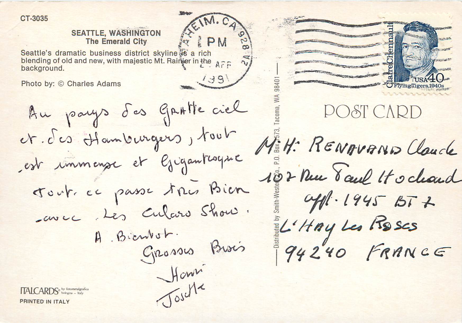 CPM Seattle — Verso