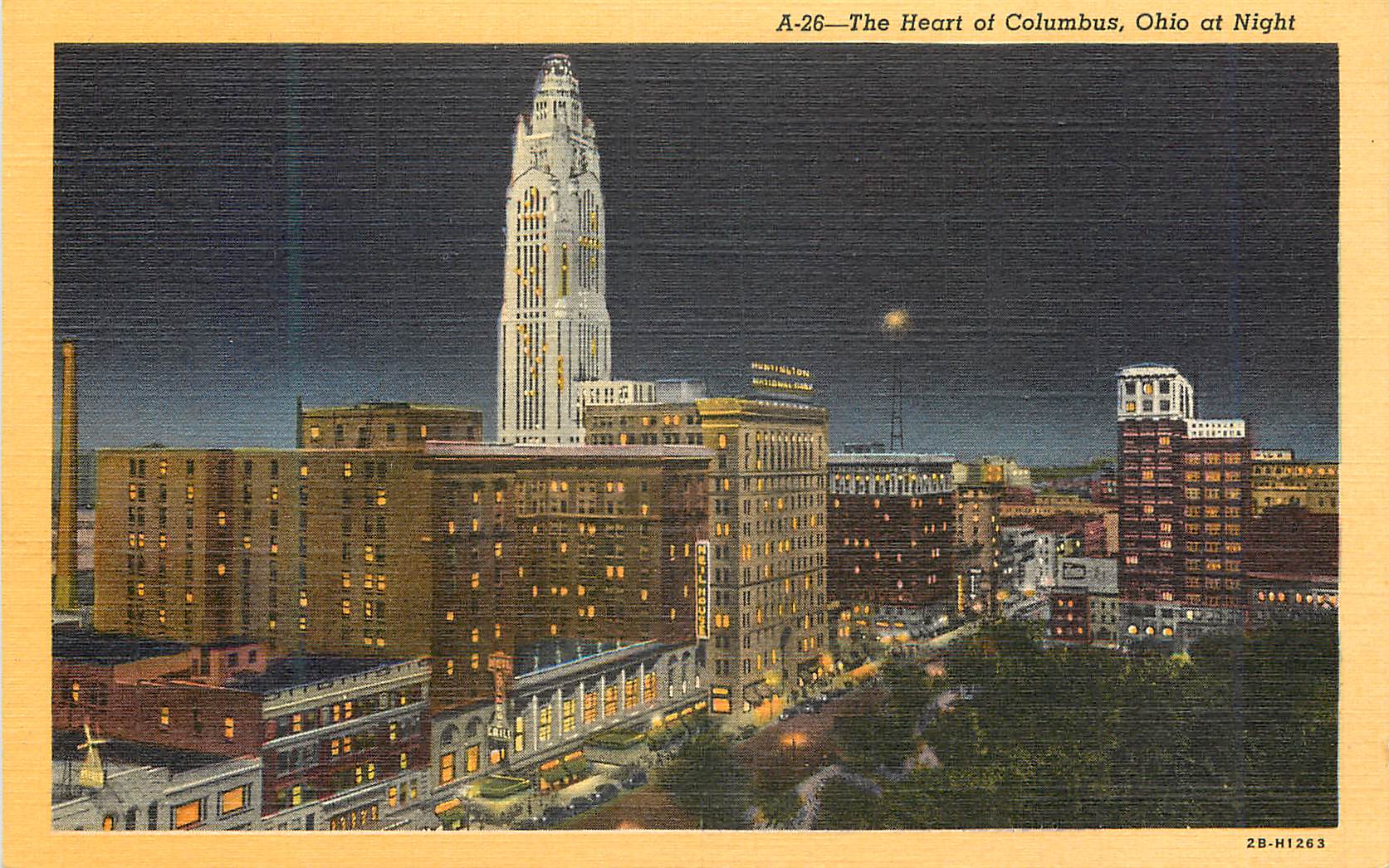 CPA The Heart of Columbus Ohio at Night
