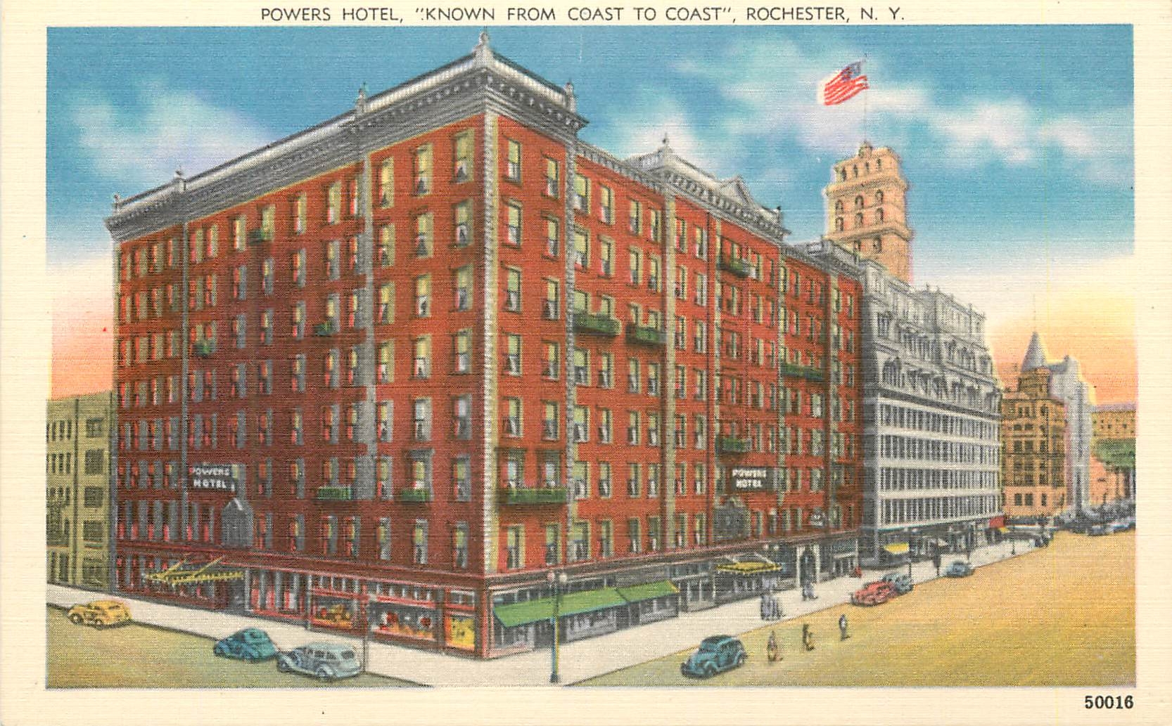 CPA Powers Hotel Known From Coast To Coast Rochester
