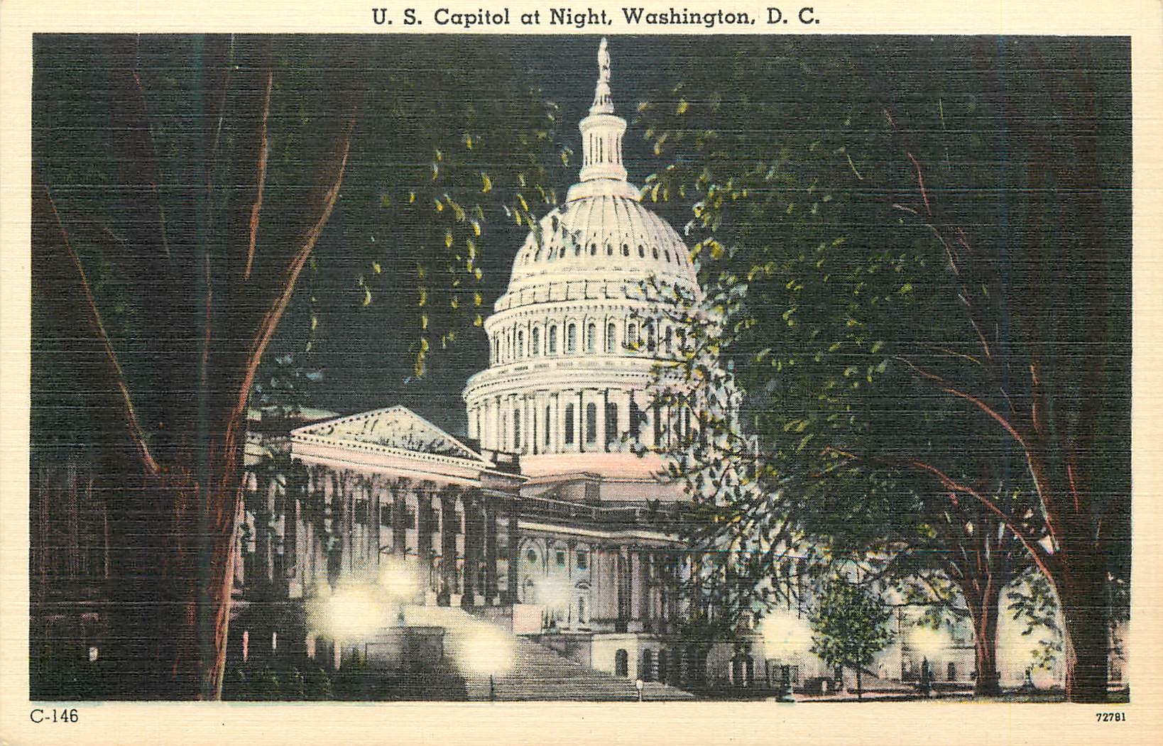 CPA Washington U S Capitol at Night