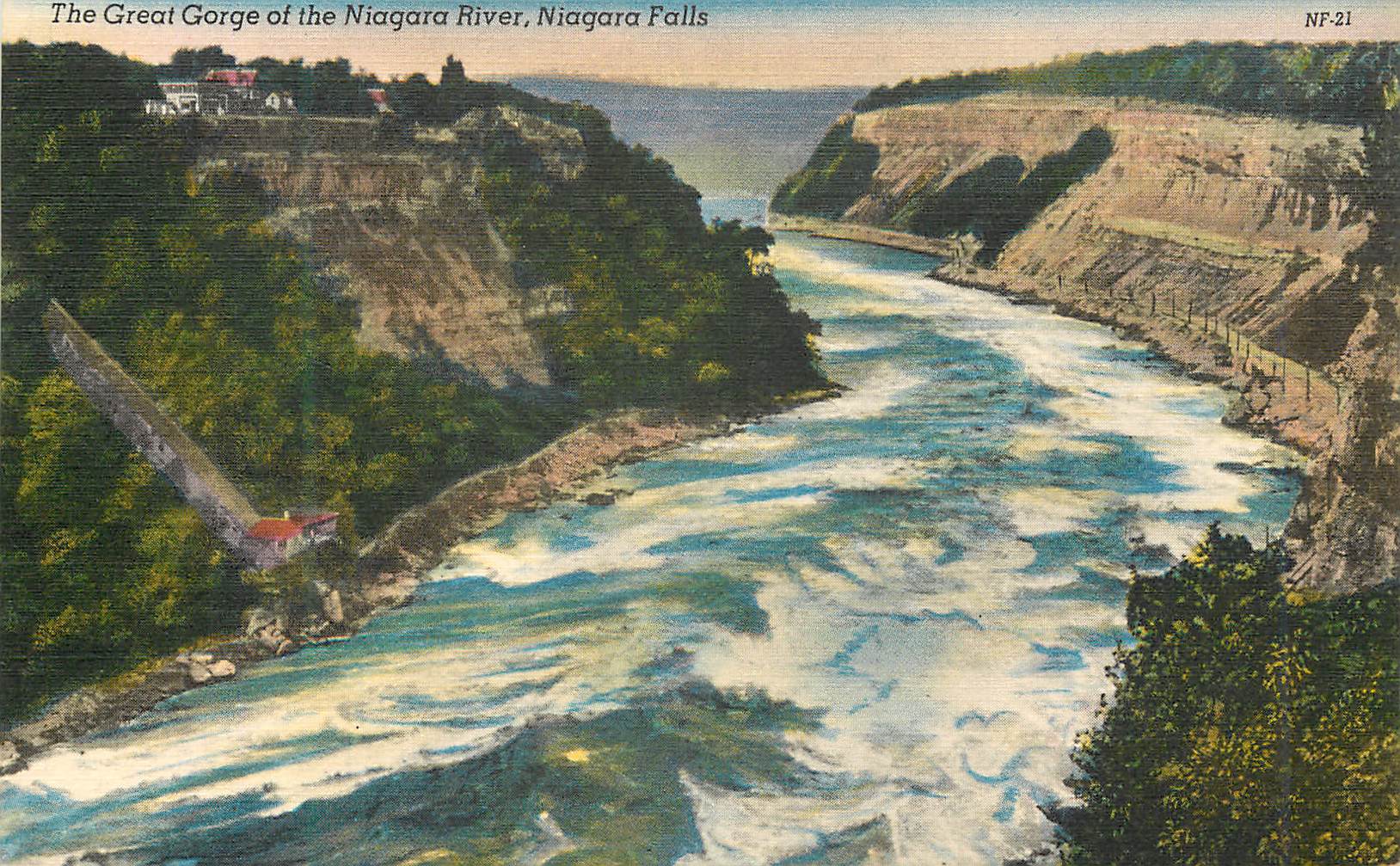 CPA The Great Gorge of the Niagara River