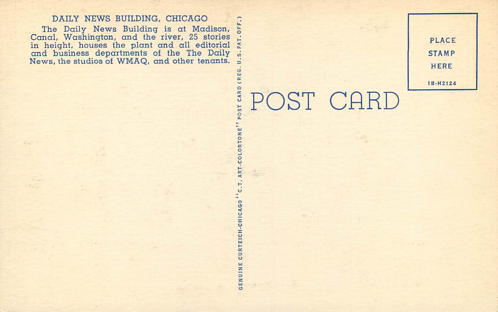 CPA Chicago Daily News Building — Rückseite