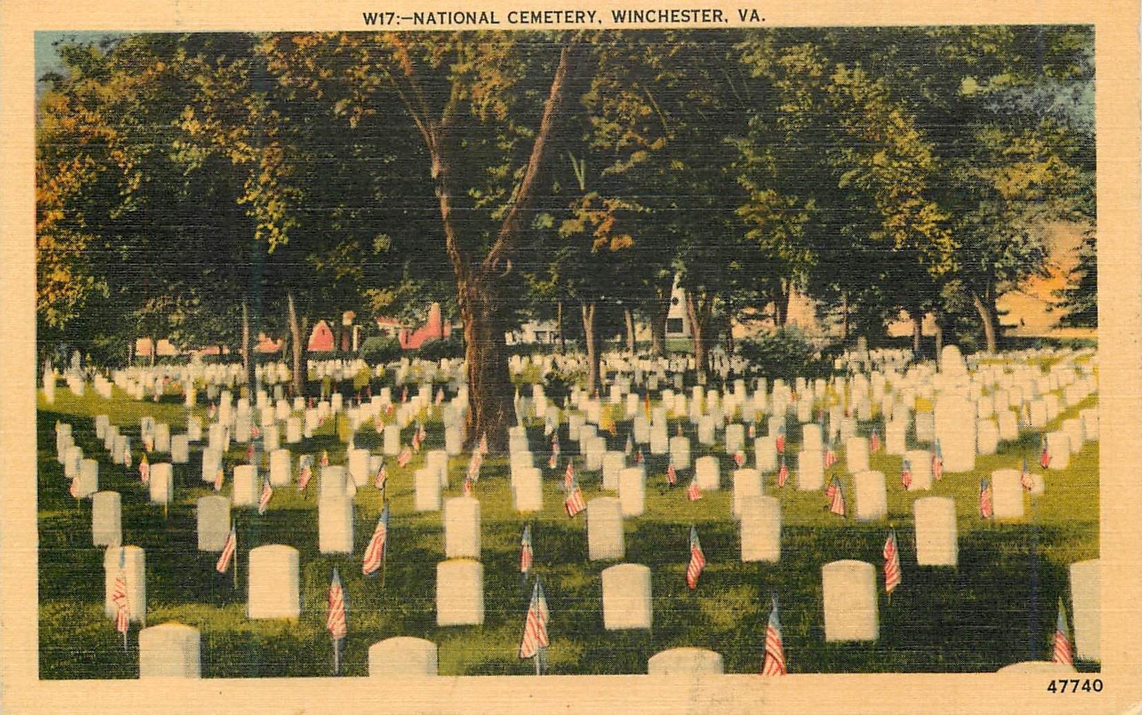 CPA Winchester V A National Cemetery