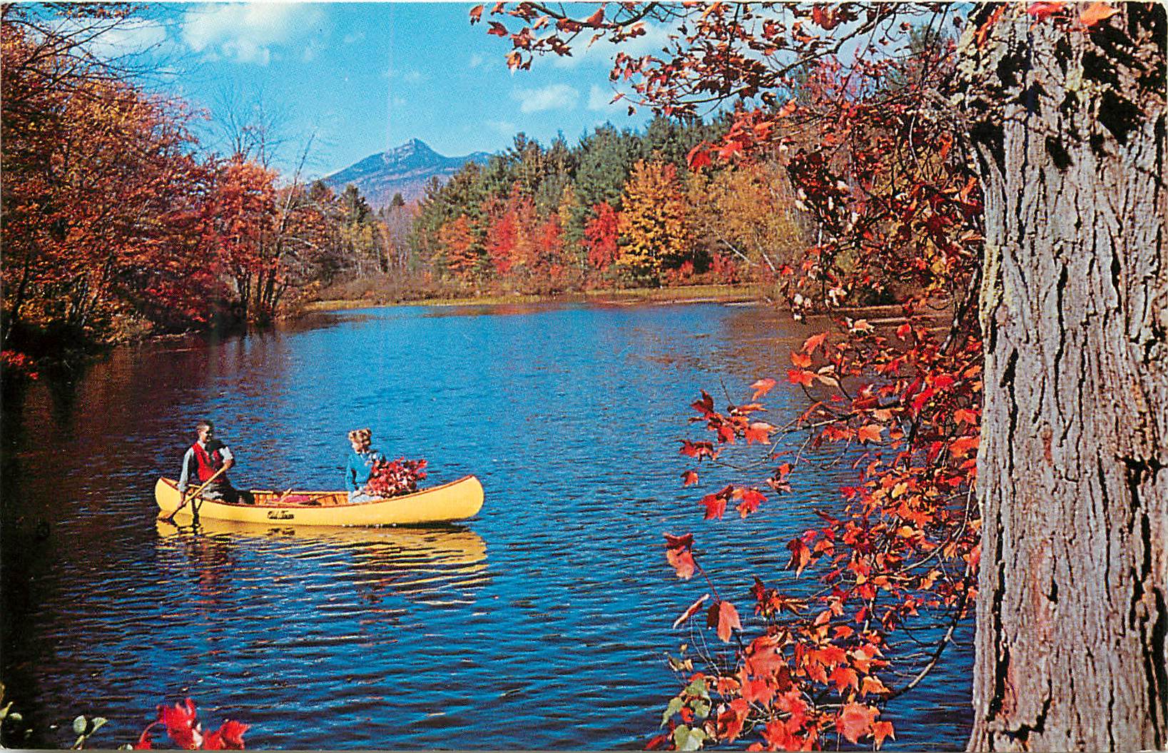 CPA Canoeing on an Autumn Day