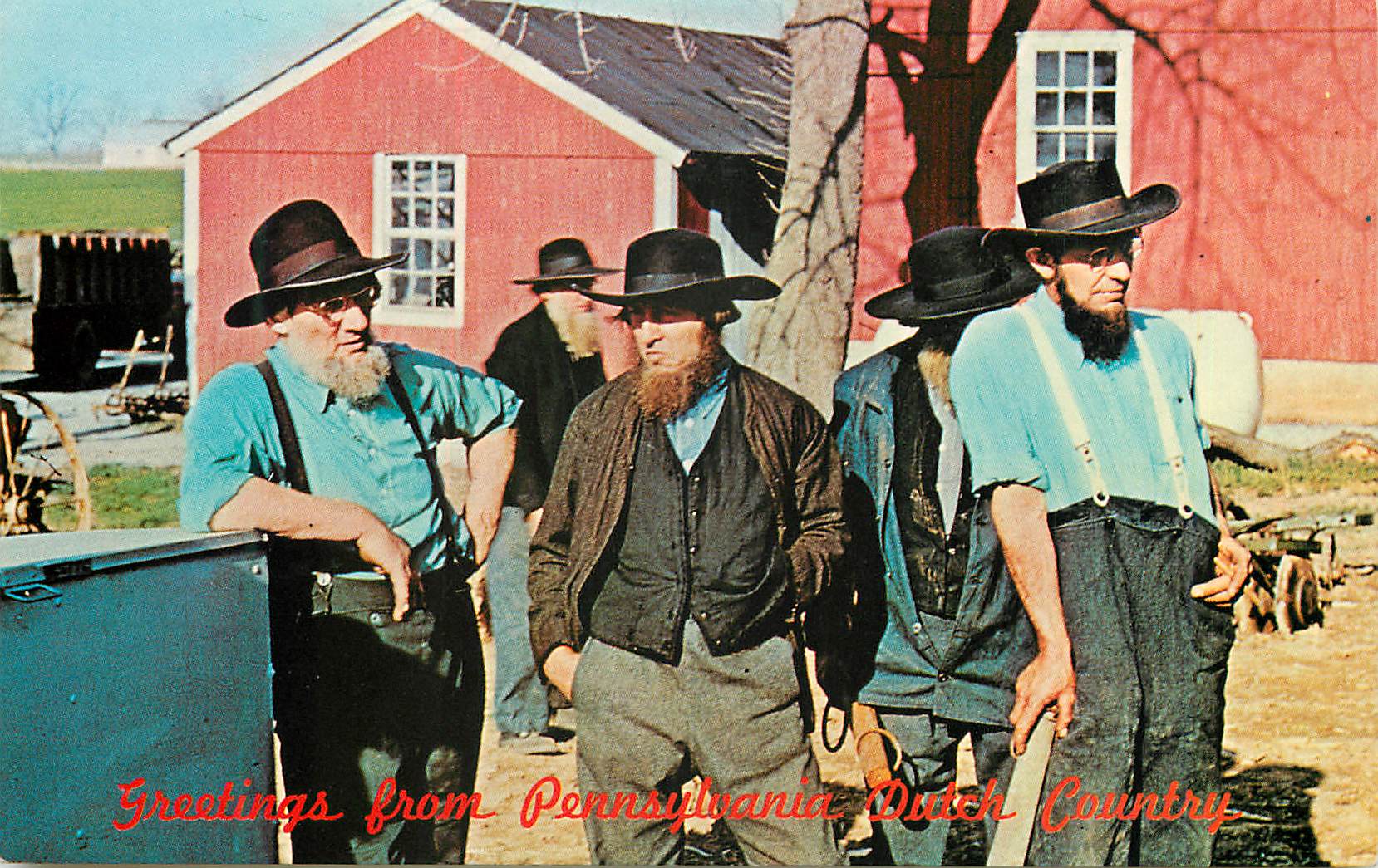 CPA The Amish Country Greetings from Pennsylvania Dutch Country