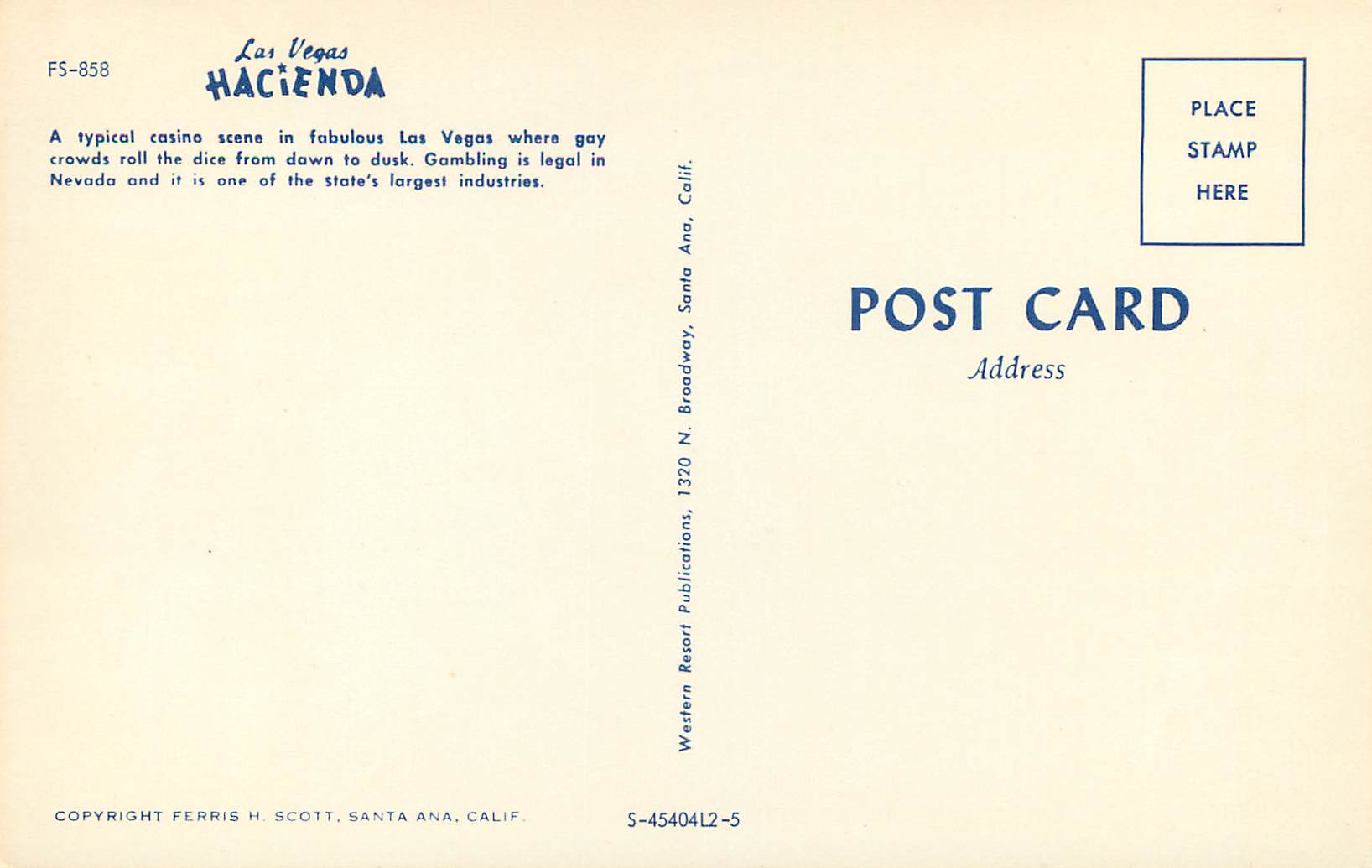 CPA Las Vegas Hacienda Casino — Back