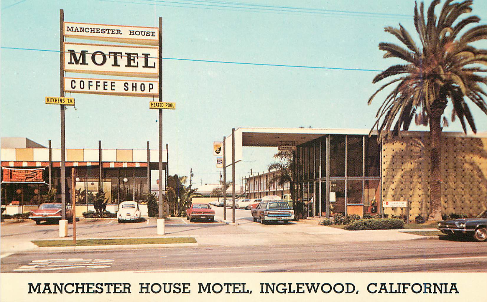 CPA California Manchester House Motel Inglewood