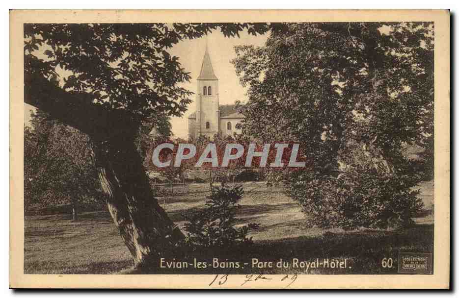 evian les Bains CPA Parc du royal Hotel