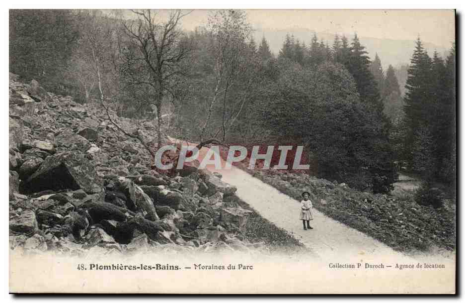 Plombieres les Bains CPA Moraines du parc