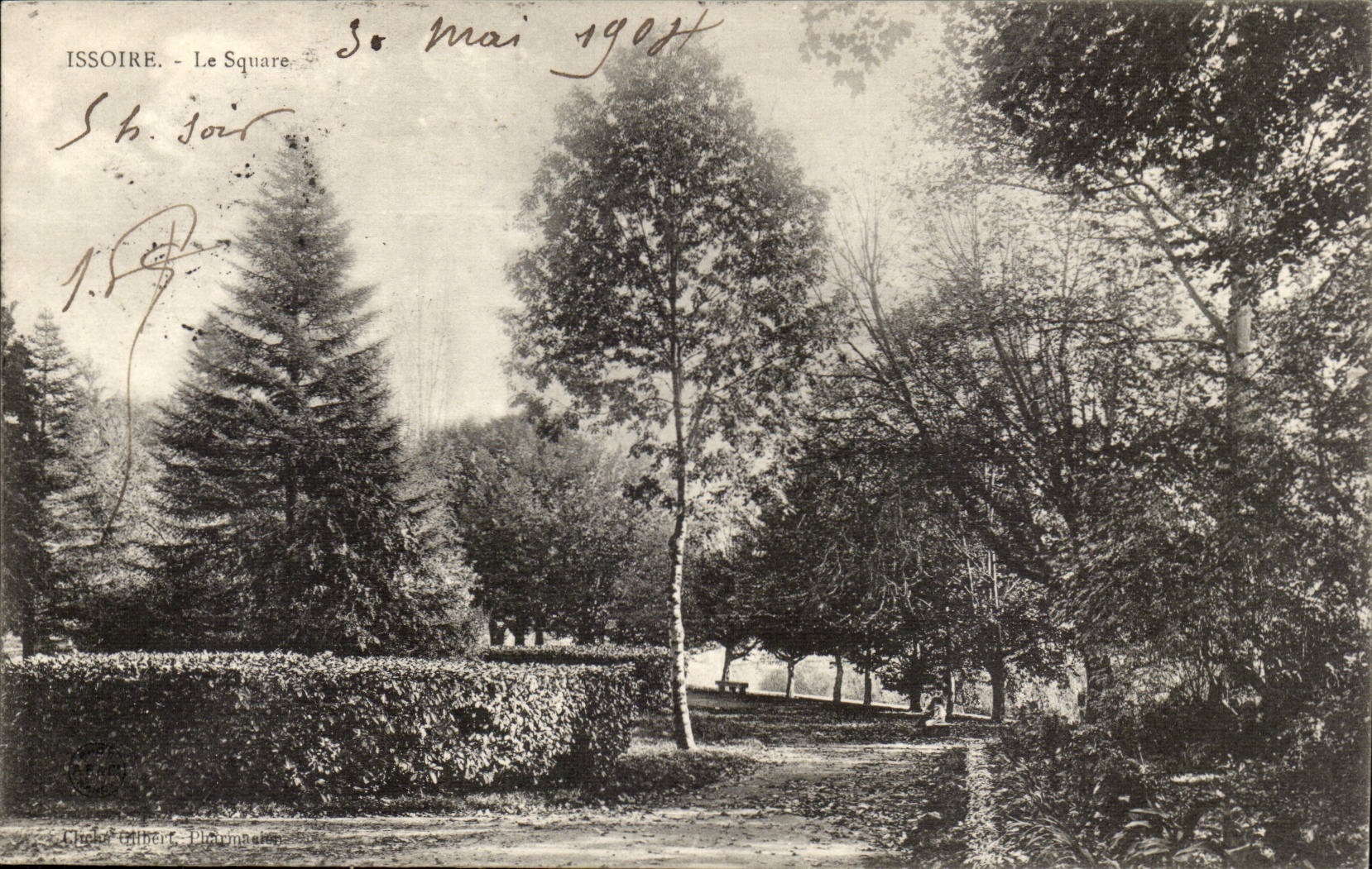 Issoire - Der Platz — Chocolat Gilbert, Plommaison