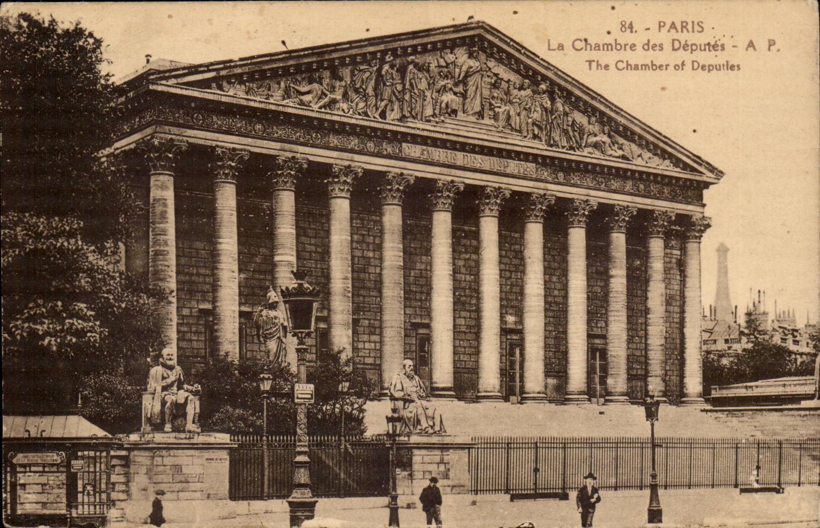 Paris CPA La chambre des deputes 