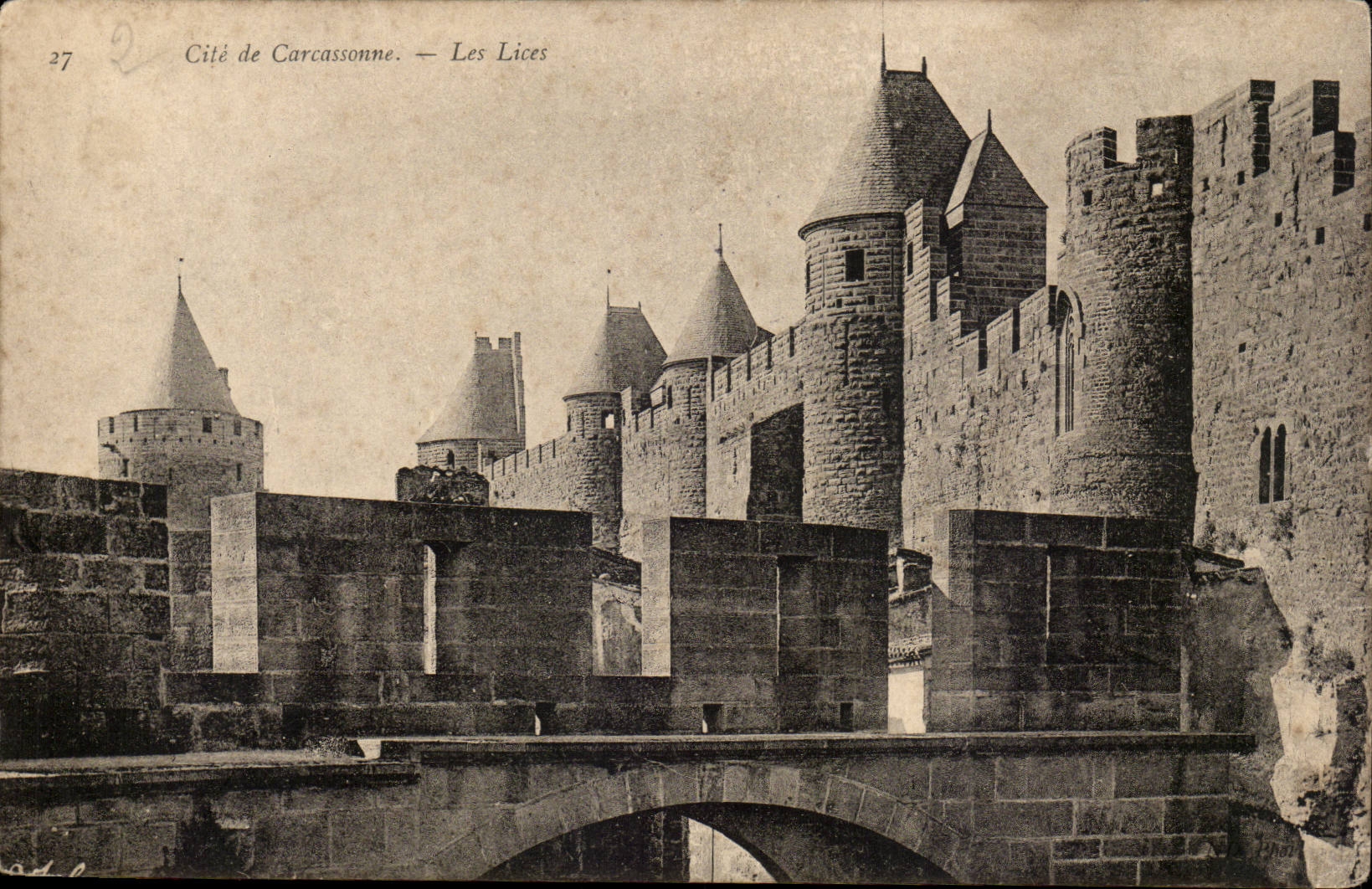 Cite de CArcassonne CPA Les lices