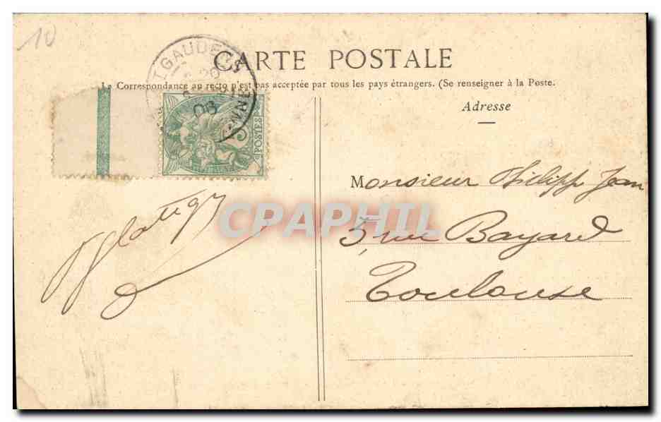 St-GAUDENS - Vallée de la Garonne - Pic du Midi de Bigorre — Akadie, libraire à St-Gaudens — Rückseite