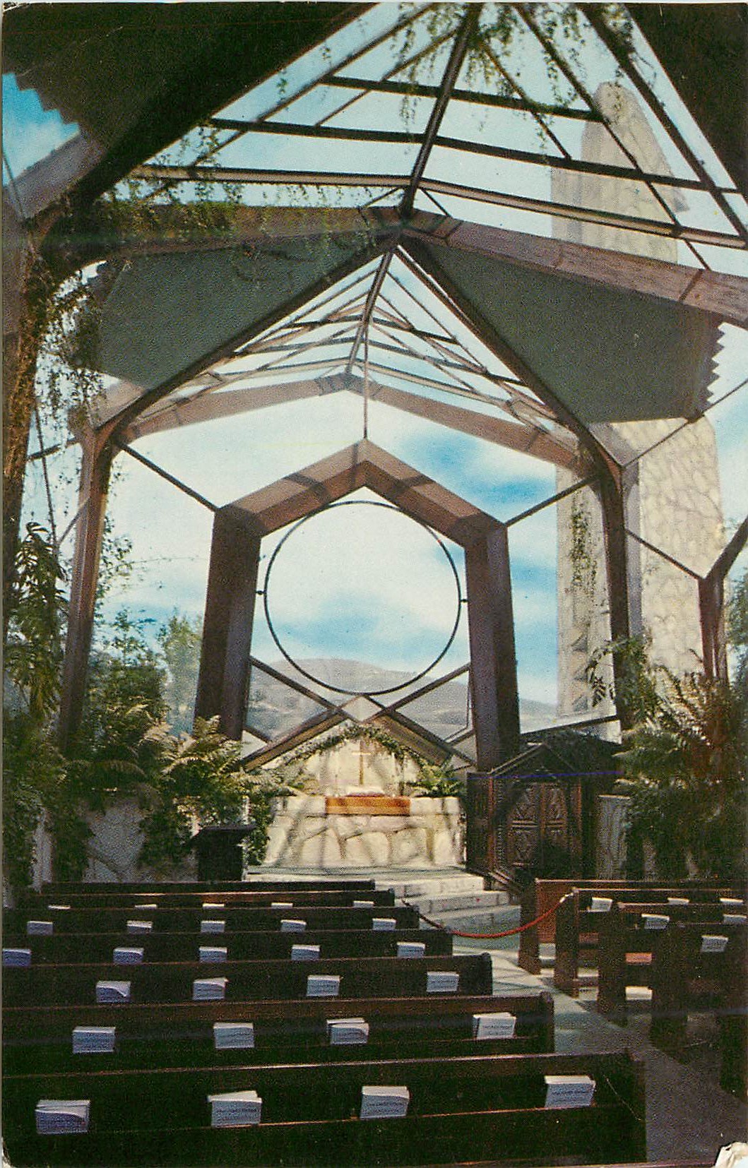 CPM Wayfarers' Chapel Portuguese Bend California