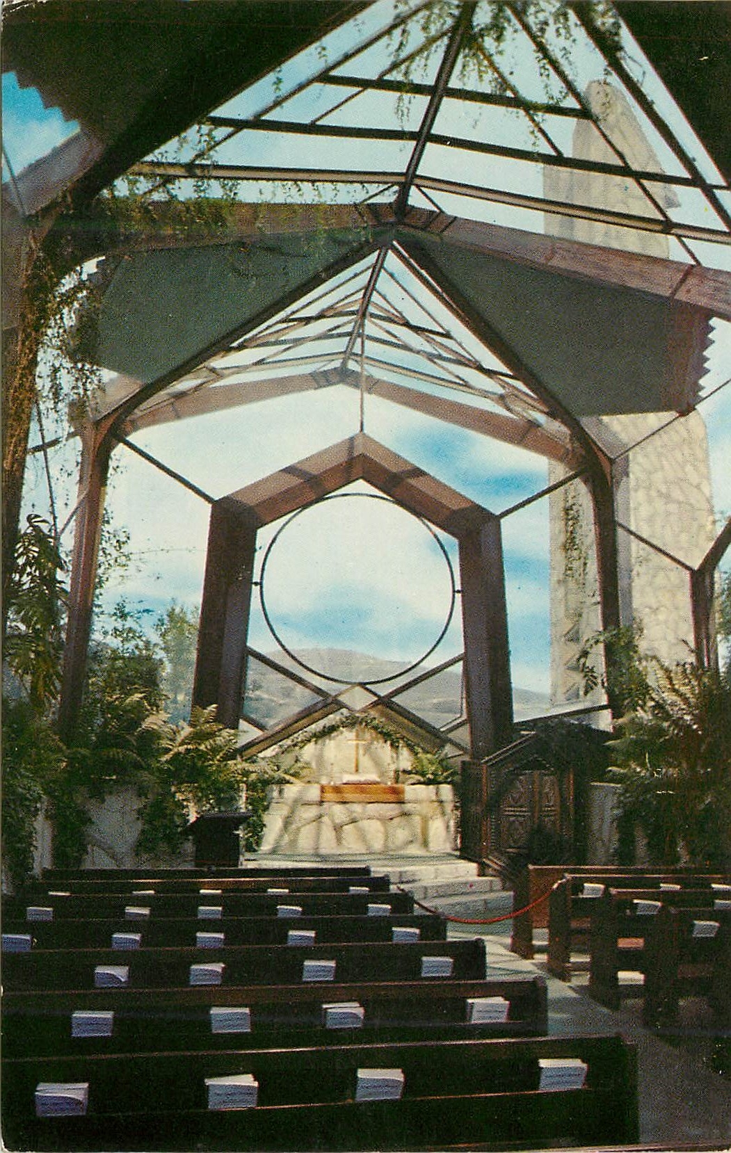 CPM Wayfarers' Chapel Portuguese Bend California