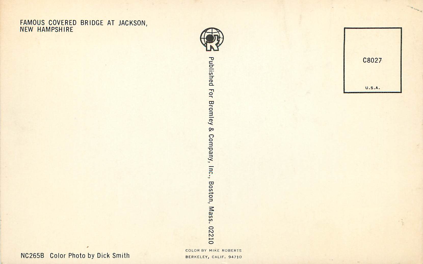 CPM Covered Bridge Jackson — Back