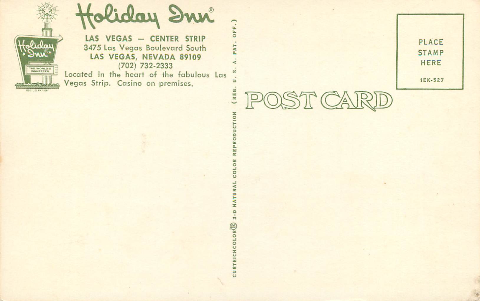 CPM Las Vegas Center Strip Holiday Inn — Back