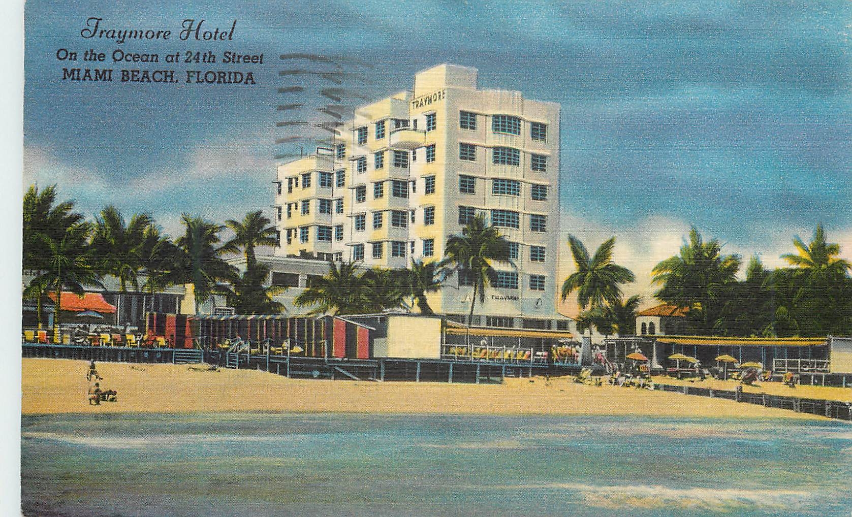 CPM Jraymore Hotel On the Ocean at 24th Street Miami beach Florida
