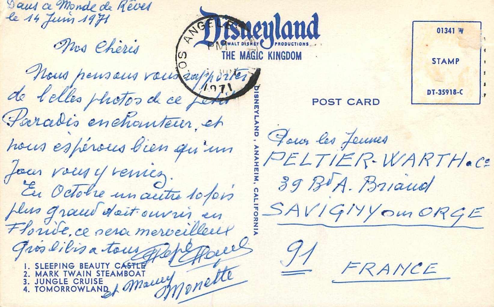 CPM Disneyland — Rückseite