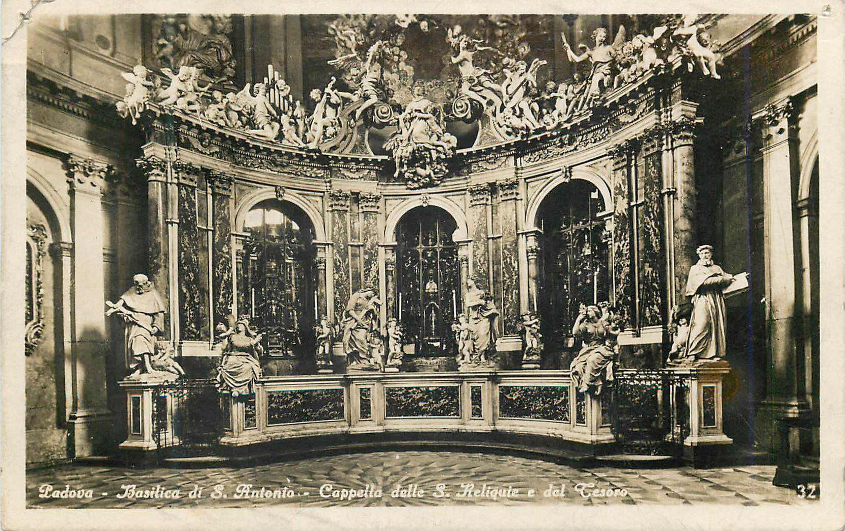 CPA Padova Basilica di S Antonio Cappella delle S Reliquie e del Cesoro