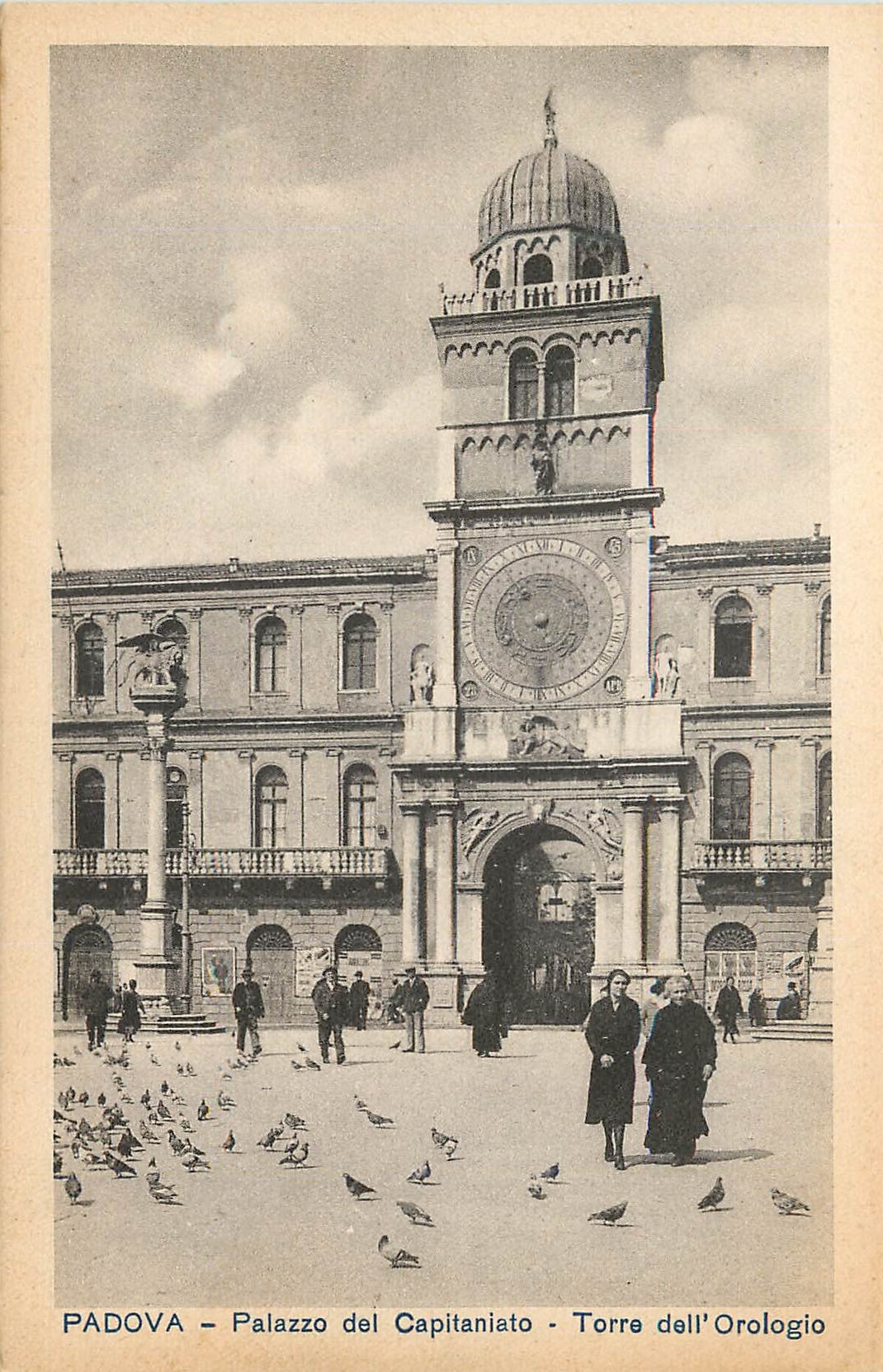 CPA Padova Palazzo del Capitaniato Torre dell'Orologio