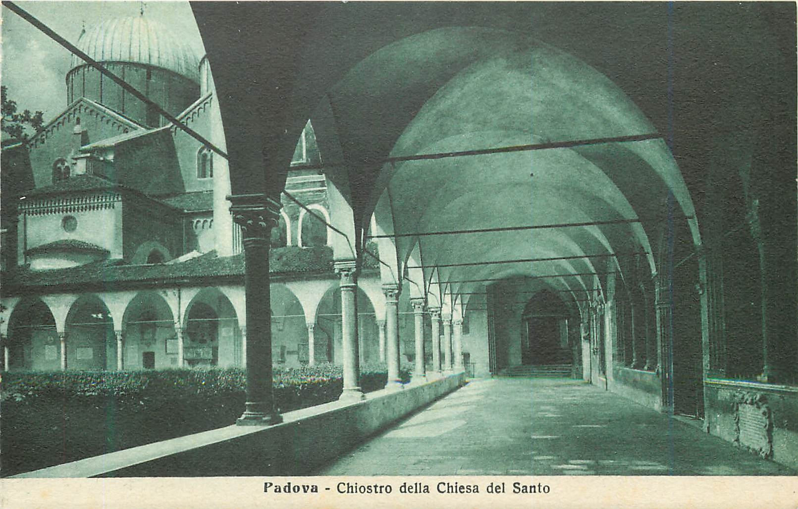 CPA Padova Chiostro della Chiesa del Santo