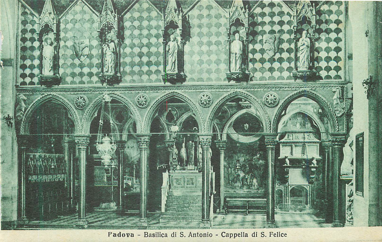 CPA Padova Basilica di S Antonio Cappella di S Felice