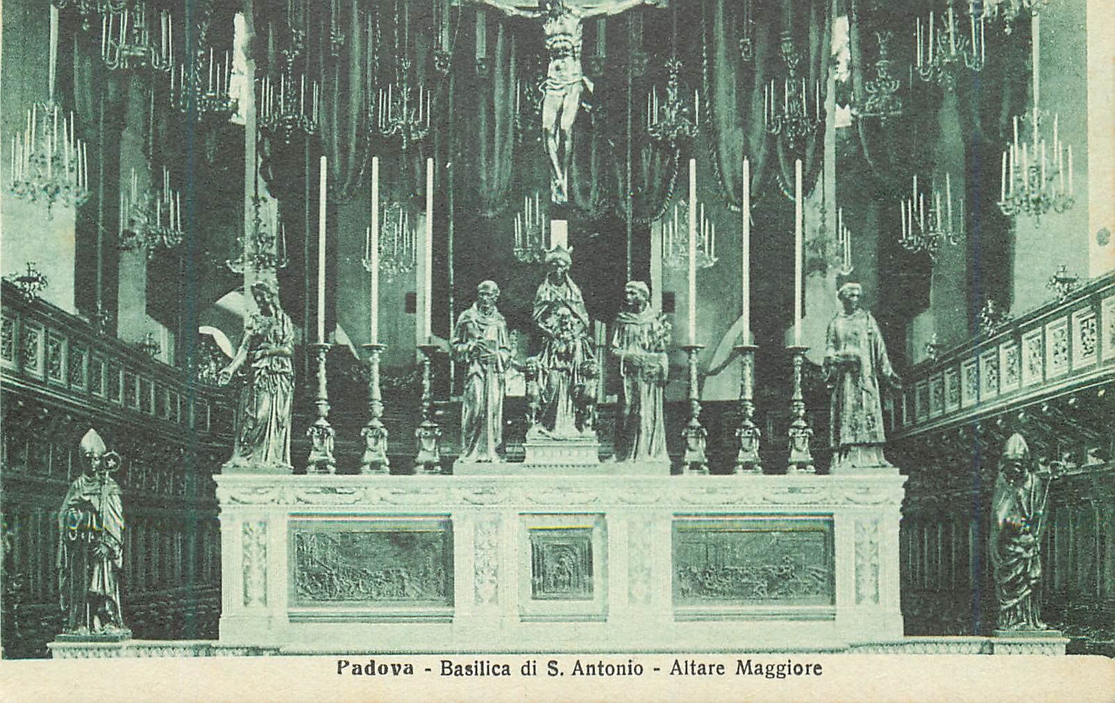 CPA Padova Basilica di S Antonio Altare Maggiore