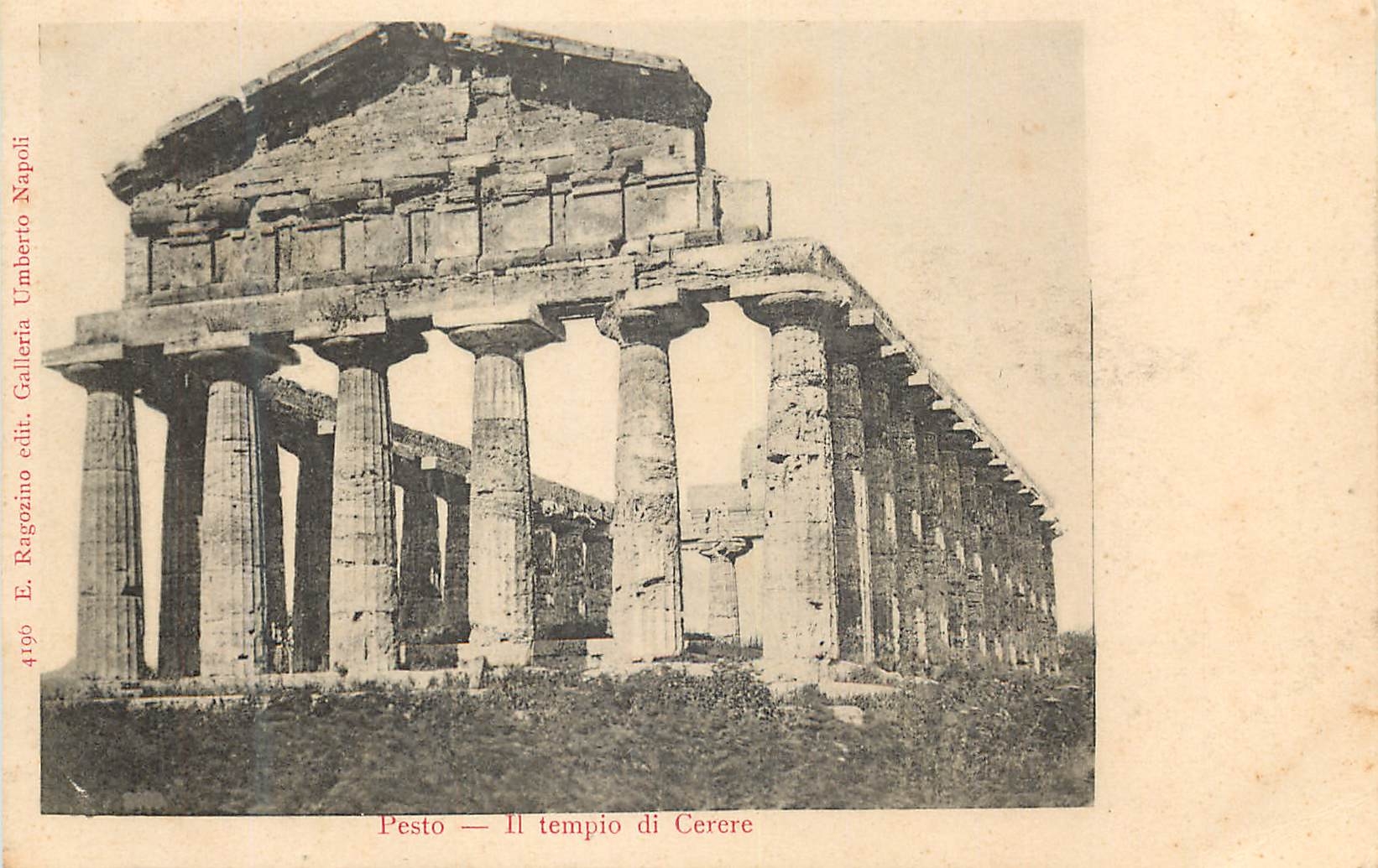 CPA Pesto Il tempio di Cerere