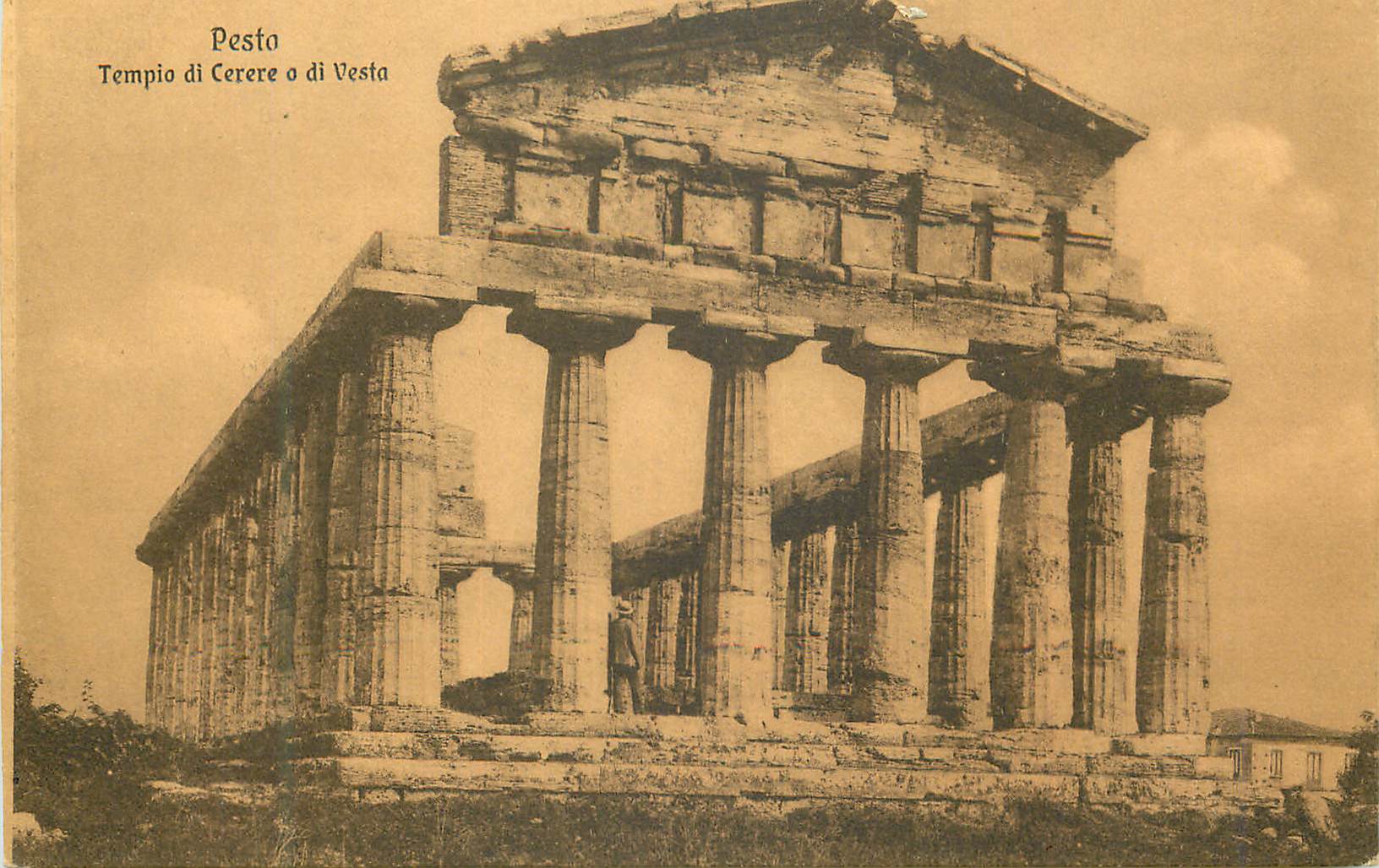 CPA Pesto Tempio di Cerere o di Vesta