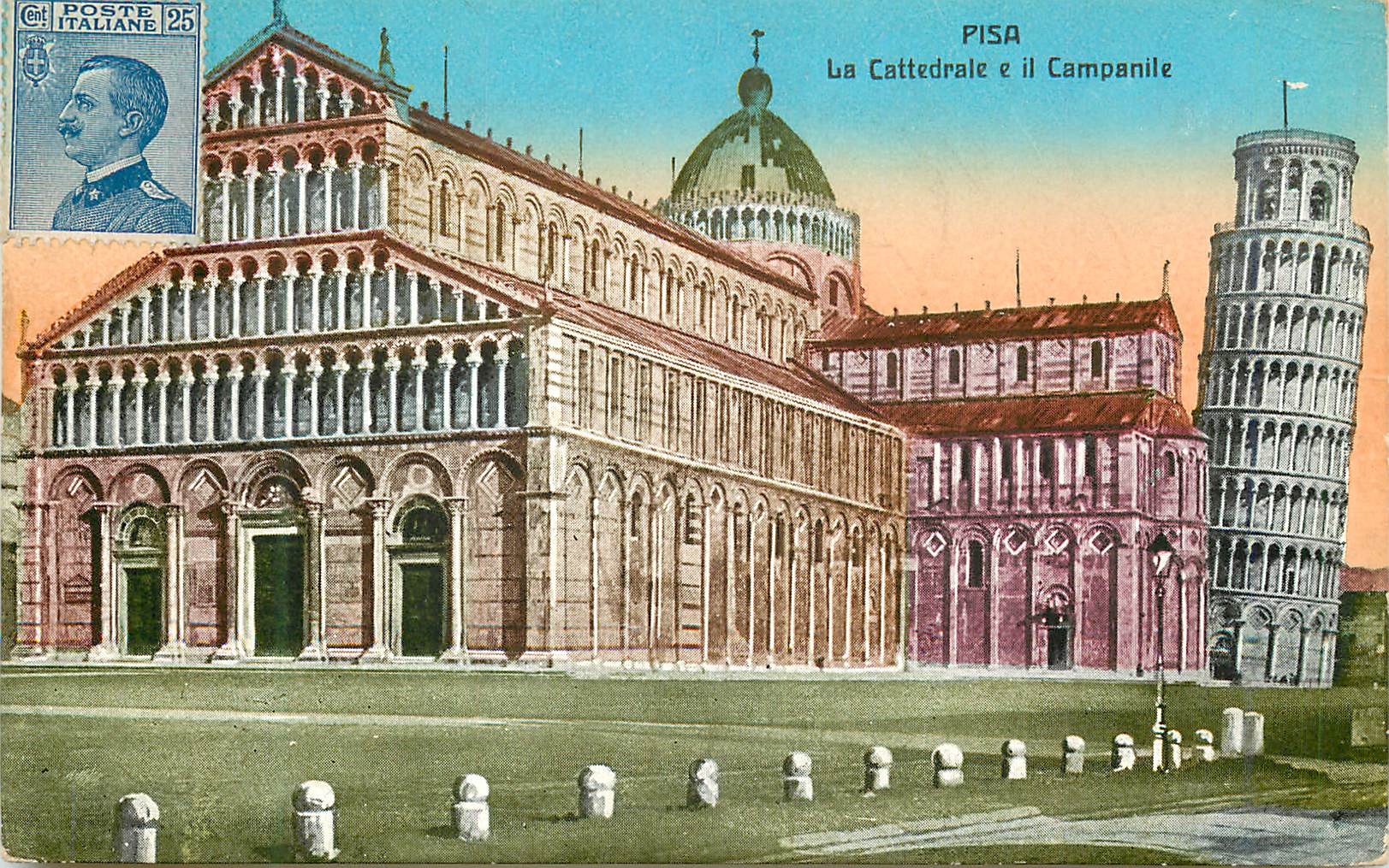 CPA Pisa La Cathedrale e il Campanile