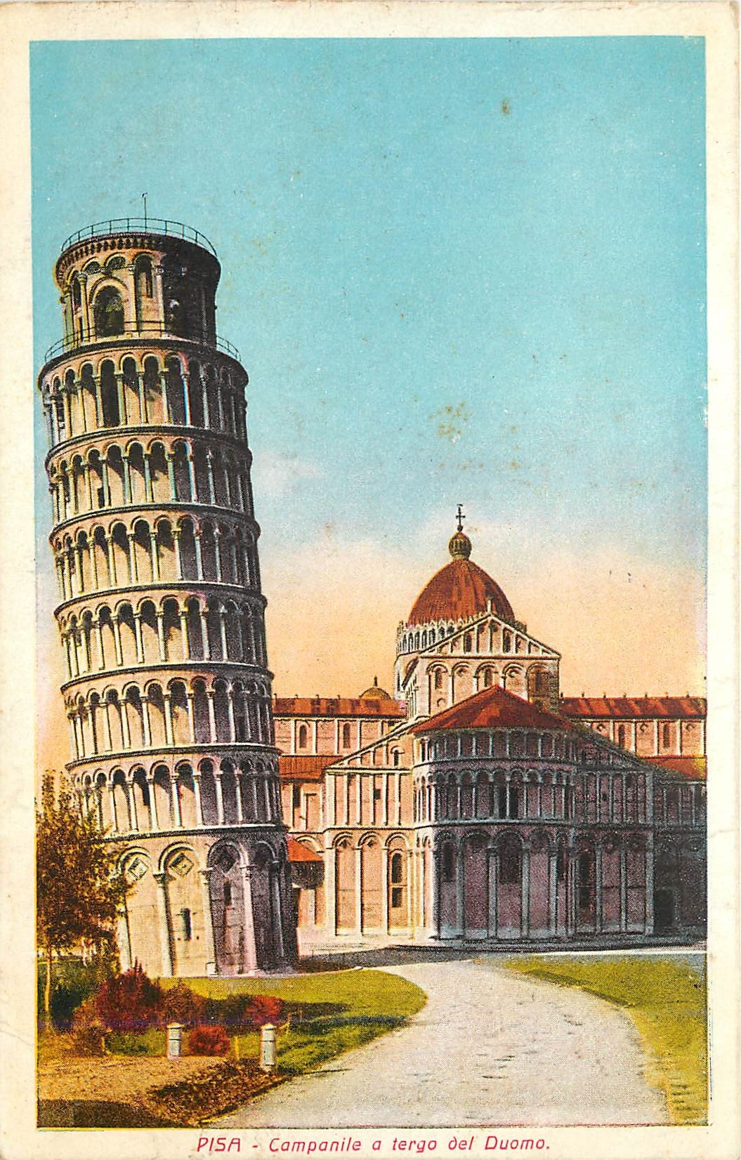 CPA Pisa Companile o tergo del Duomo