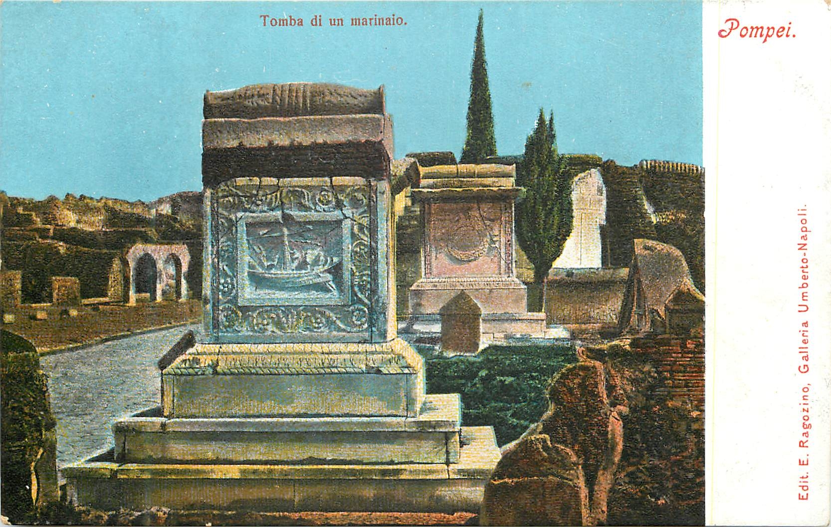 CPA Pompei Tomba di un marinaio