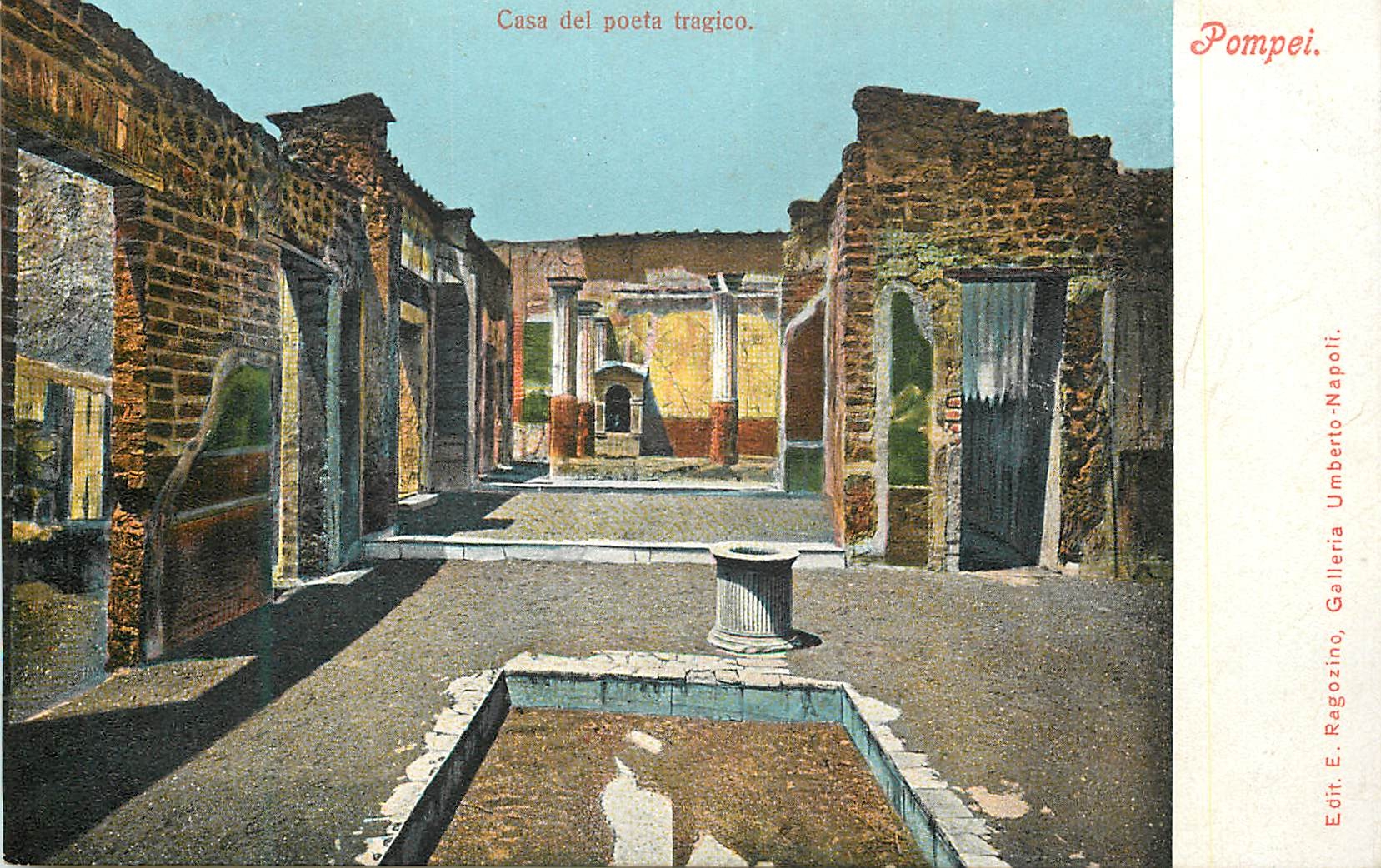 CPA Pompei Casa del pocta tragico