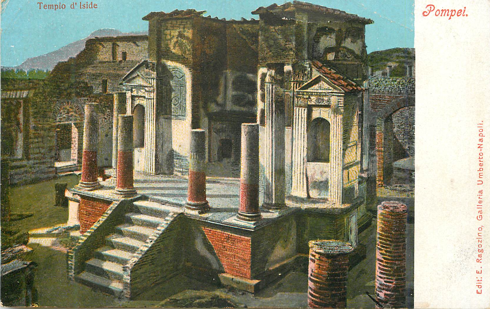 CPA Pompei Tempio d'Iside