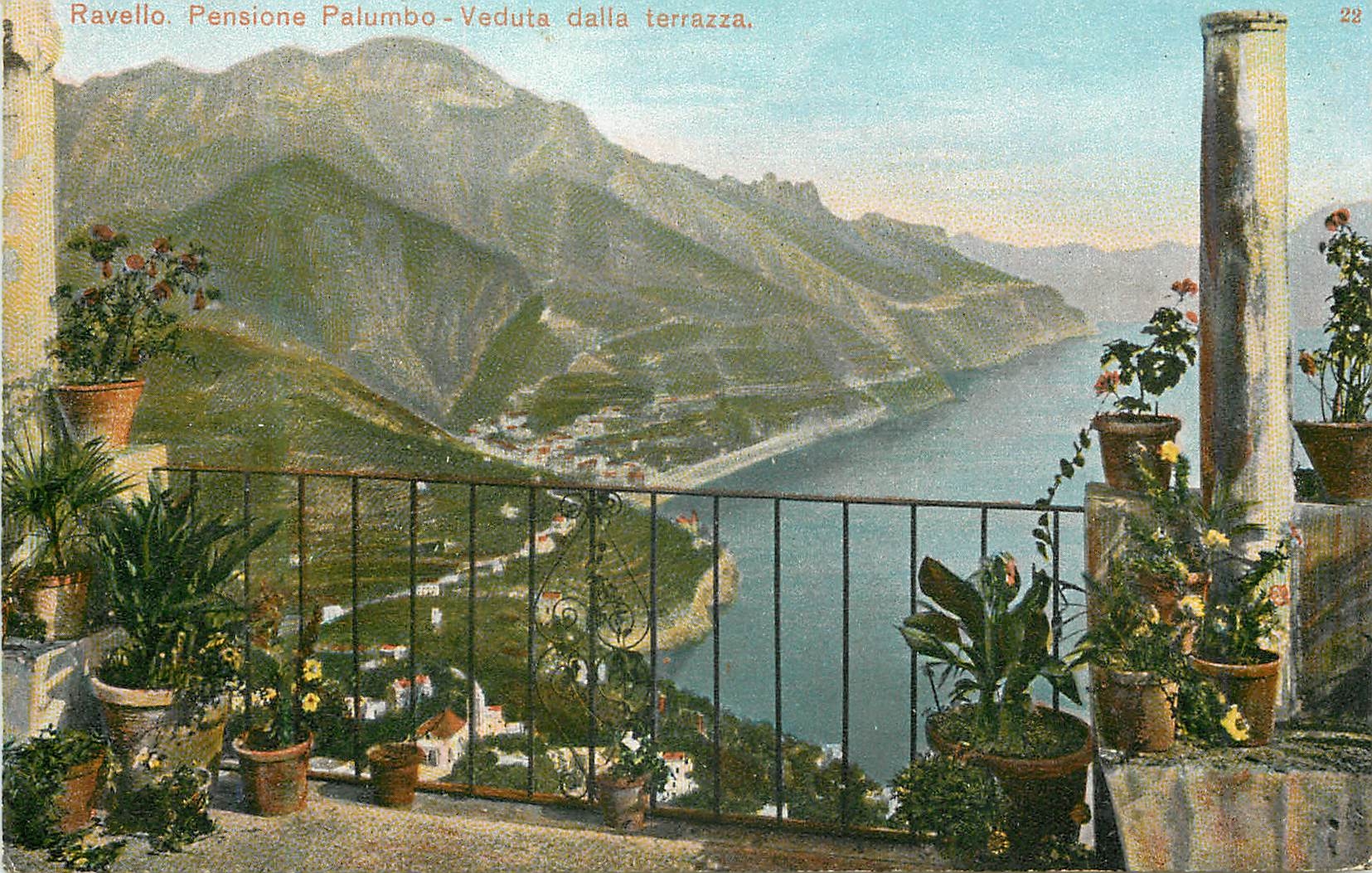 CPA Ravello Pensione Palumbo Veduta dalla terrezza