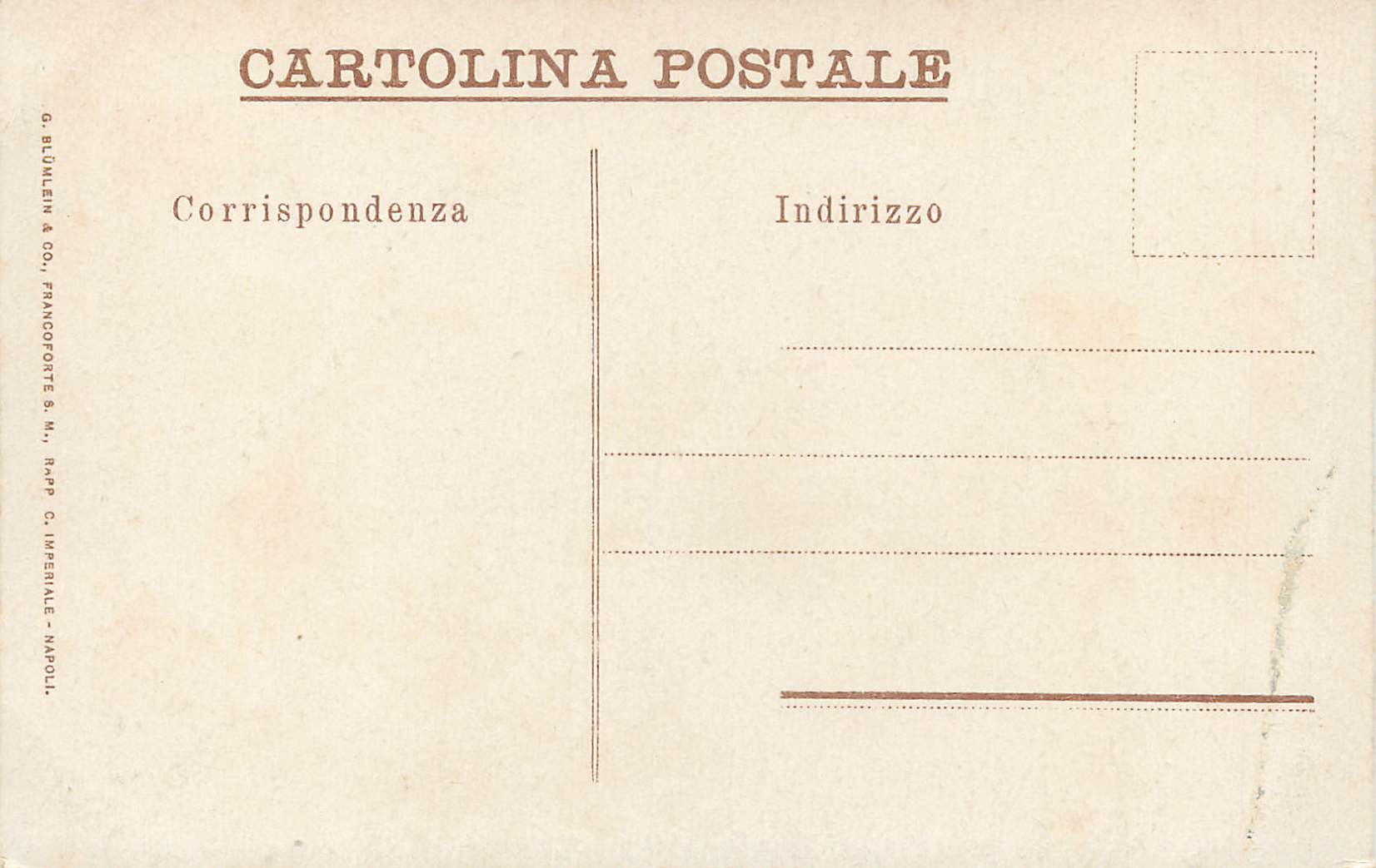 CPA Ravello Pensione Palumbo Veduta dalla terrezza — Rückseite