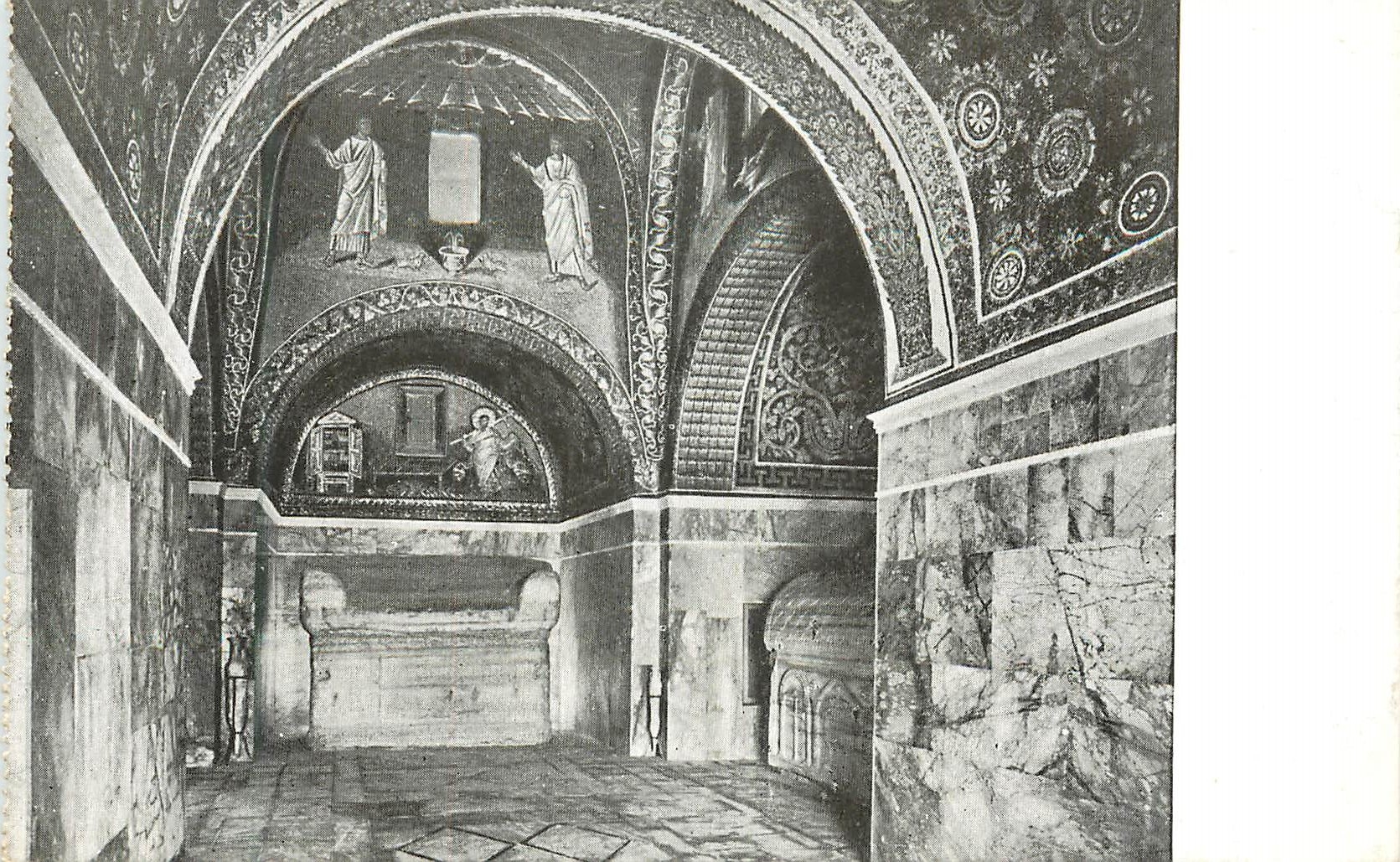 CPA Ravenna Mausoleo di Galla Placidia L'inferno (V Secolo)
