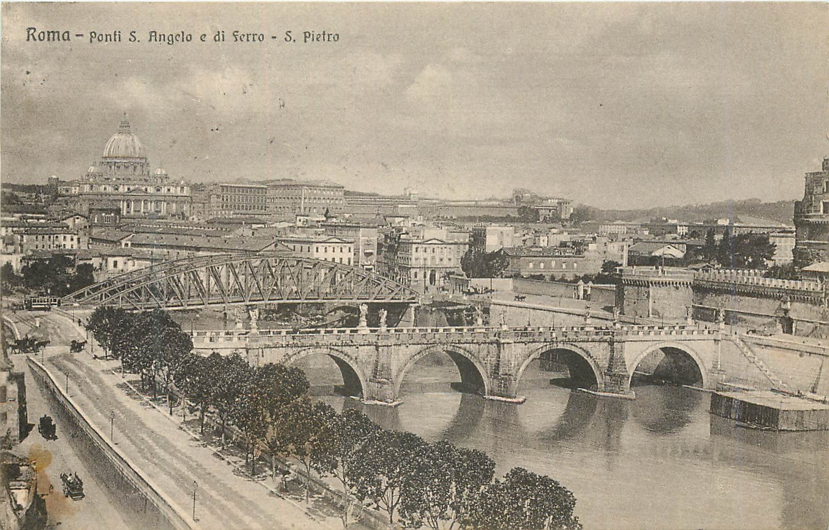 CPA Roma Ponti S Angelo e di Ferro S Pietro