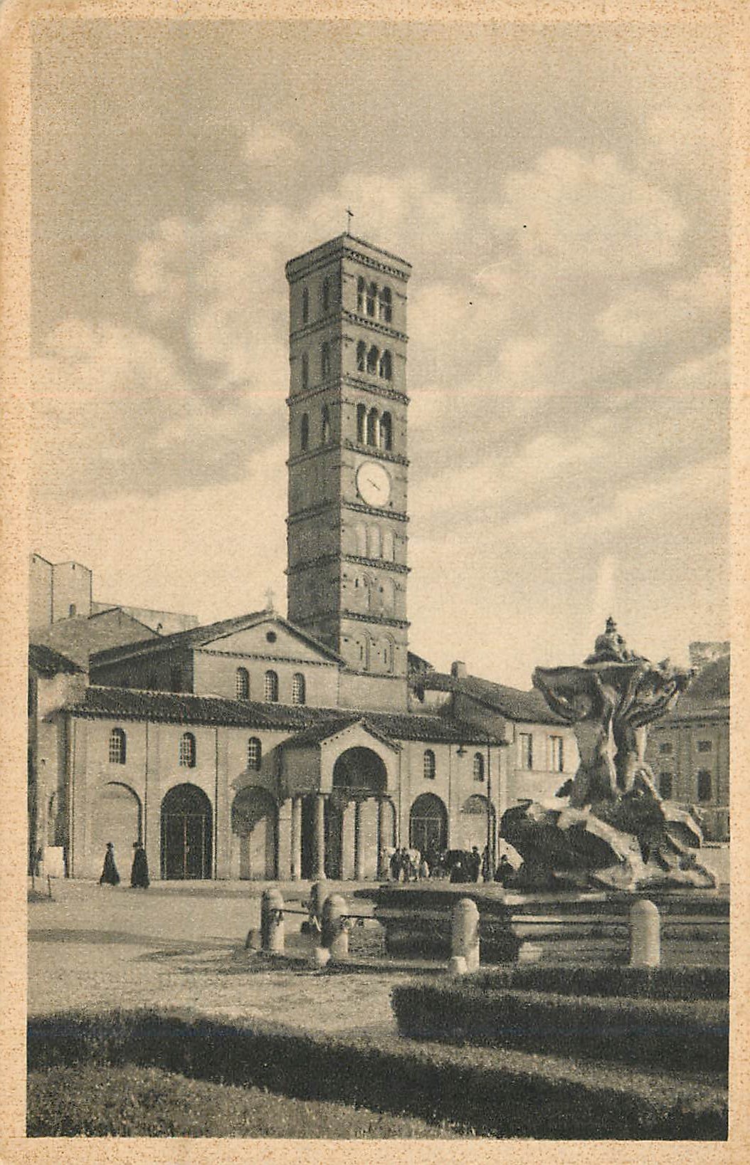 CPA Roma Ste Marie in Cosmadin erigee en 772 par le Pape Adrien Ier