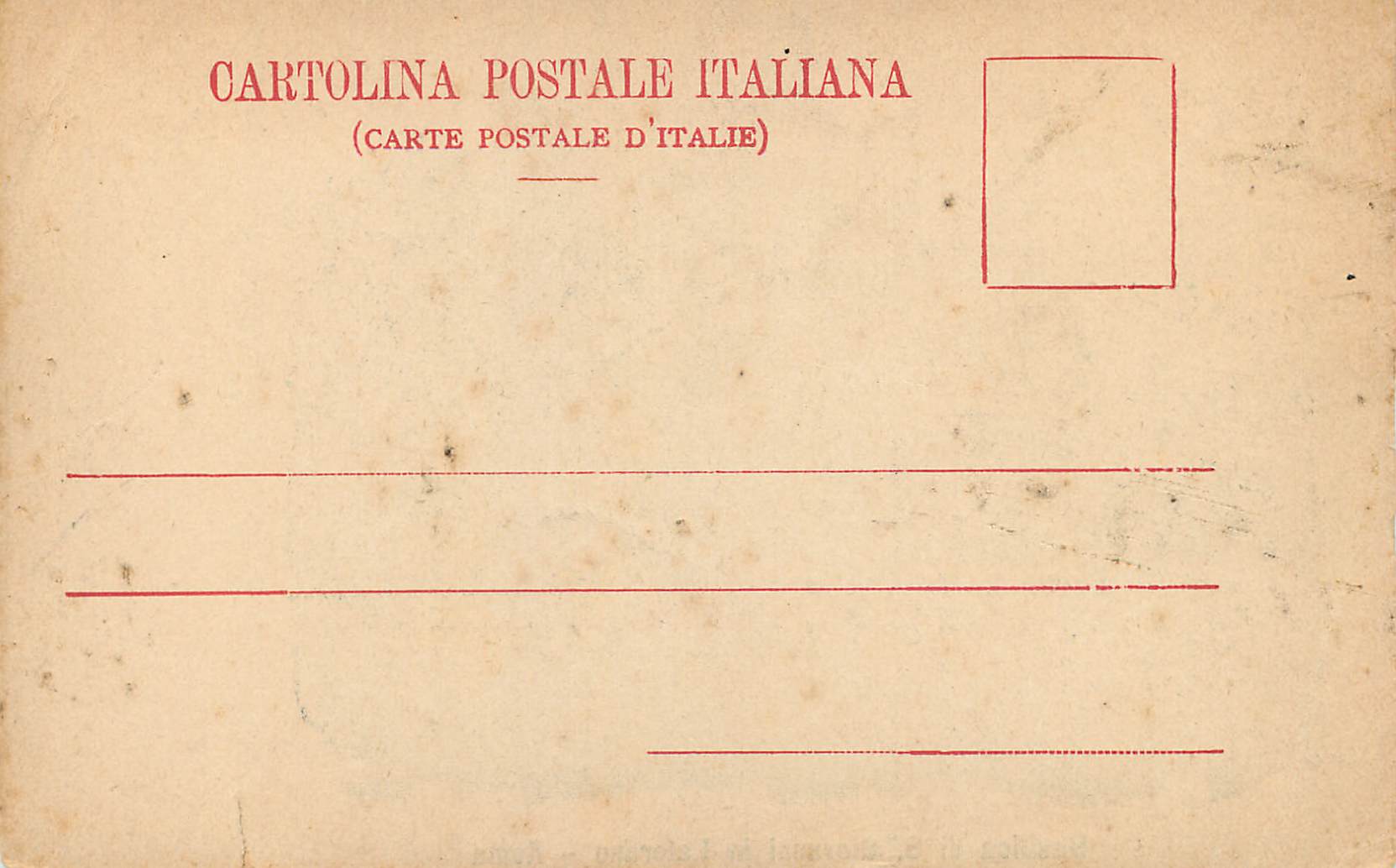 CPA Roma Basilica di S Giovanni in Laterano — Rückseite