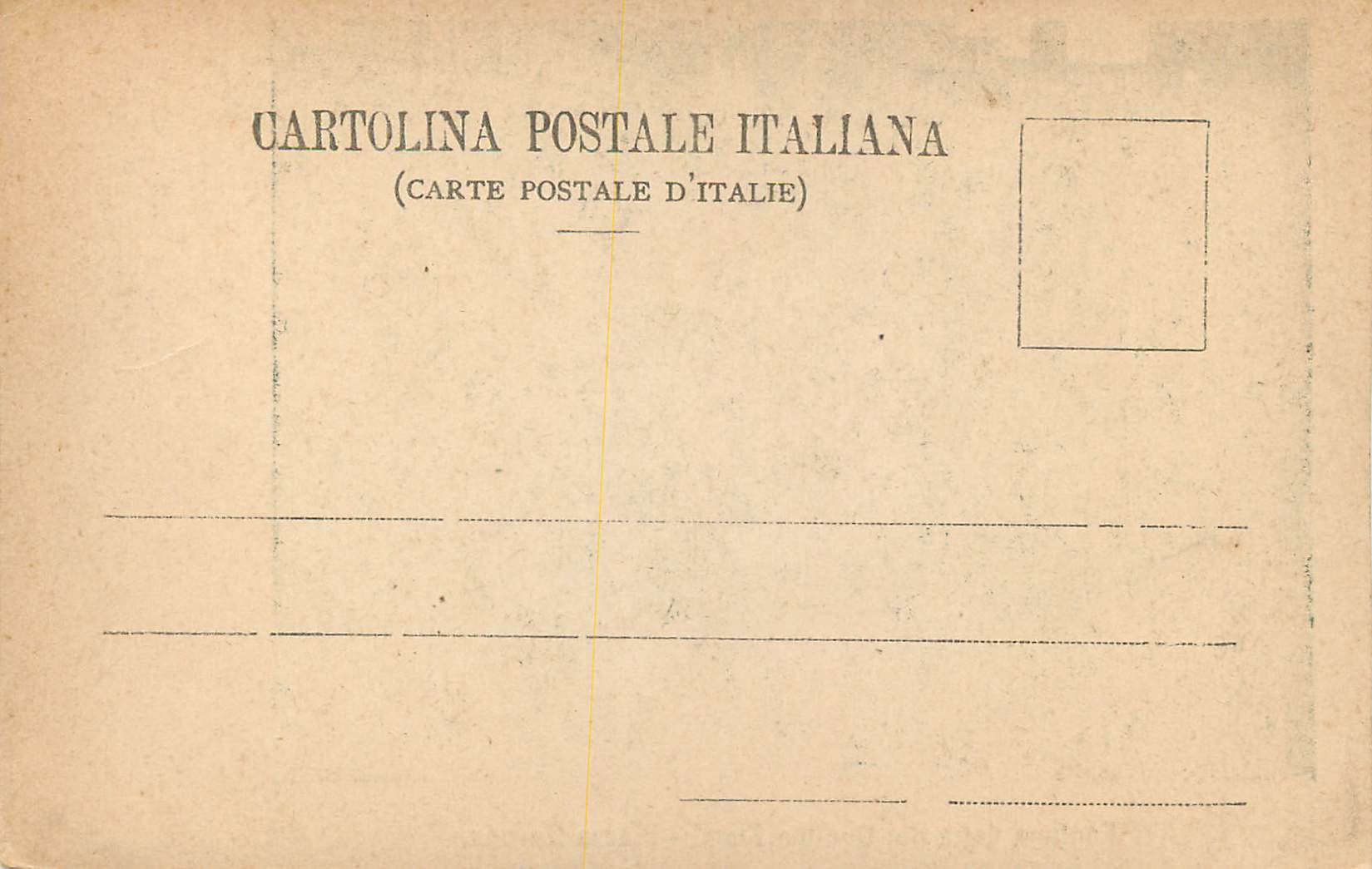 CPA Fontana detta dei Quattro Fiumi Piazza Navona — Rückseite